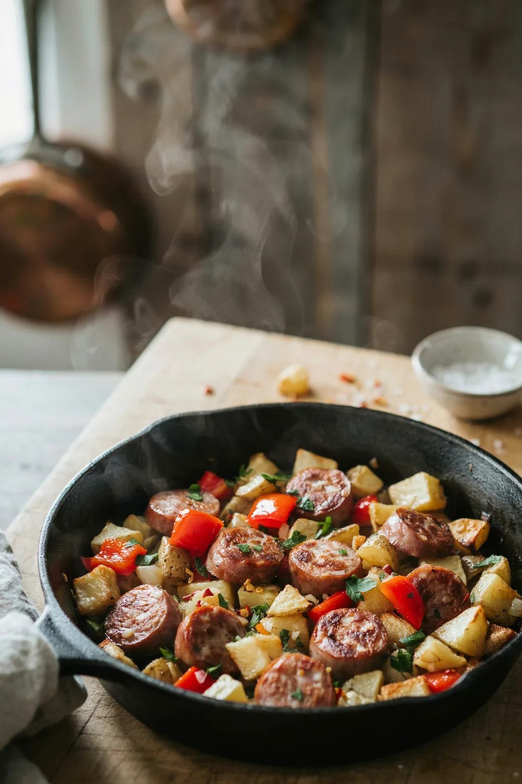 Chicken Sausage Potato Skillet