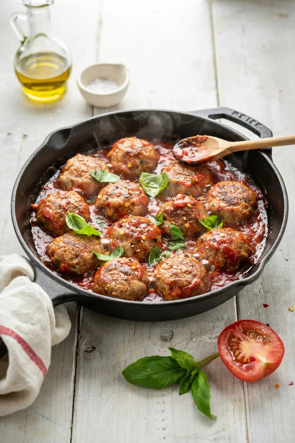 Turkey Meatball Skillet