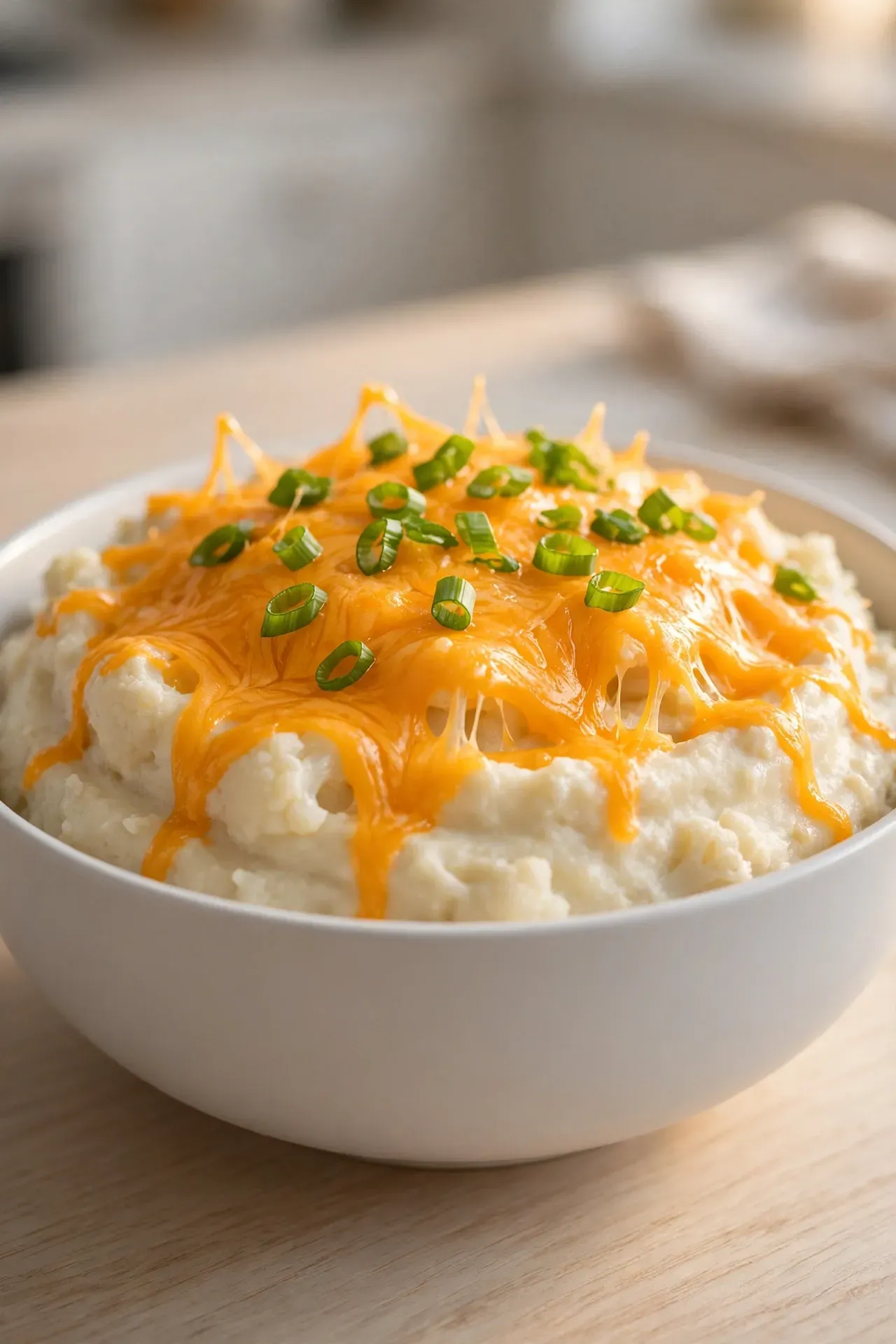 Cheesy Cauliflower Mash