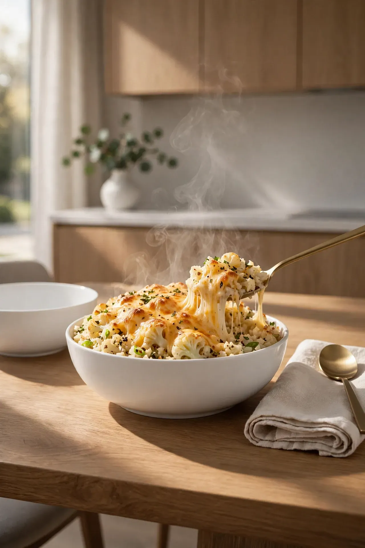 Cheesy Cauliflower Rice