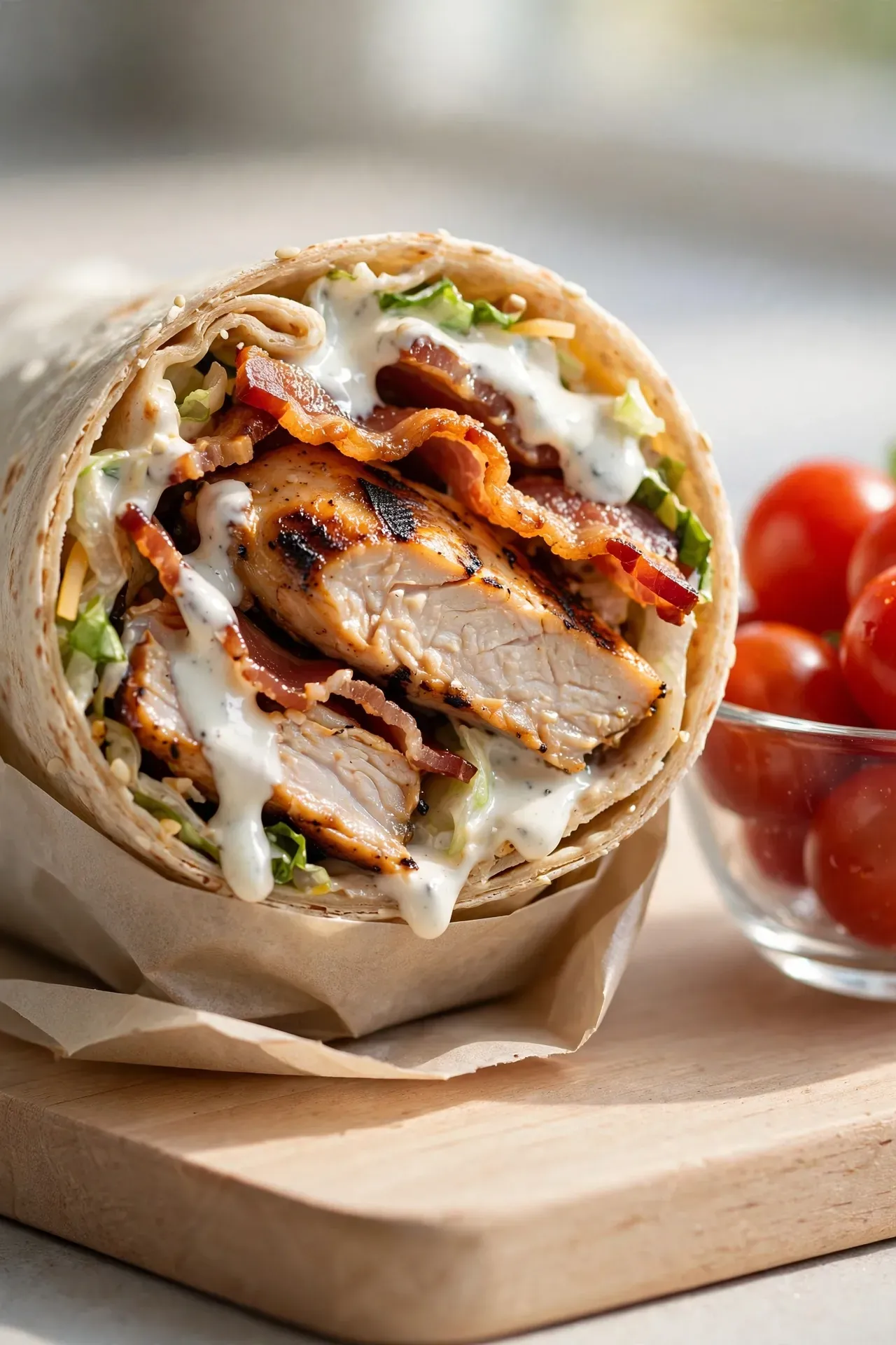 Chicken Bacon Ranch Wraps