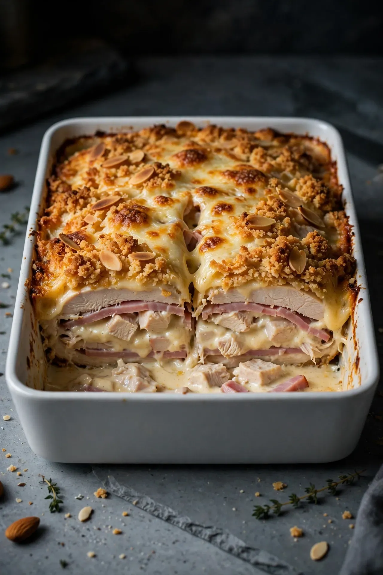 Chicken Cordon Bleu Casserole