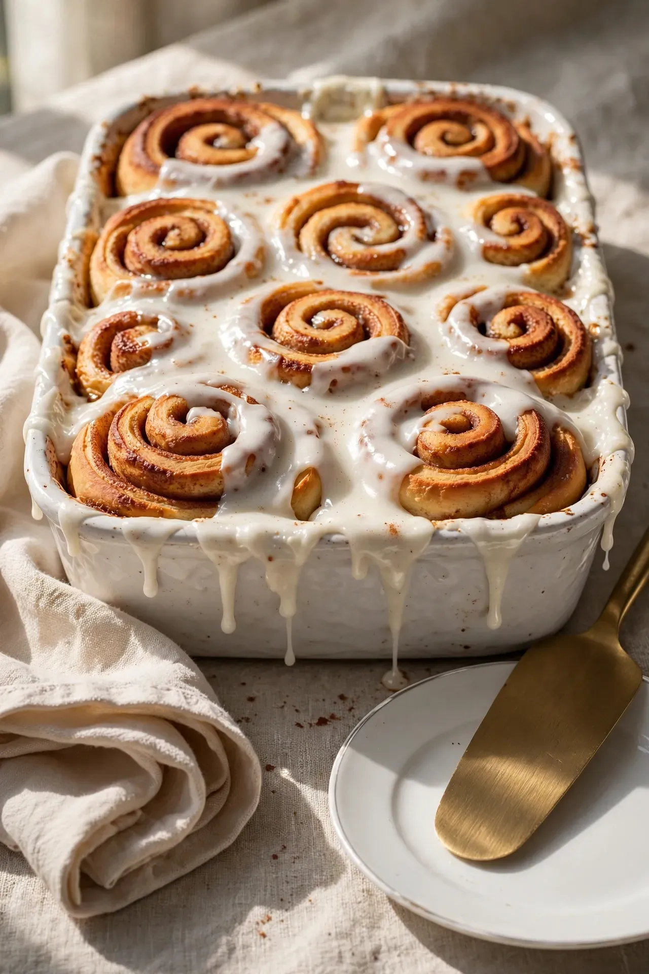 Cinnamon Roll Breakfast Casserole
