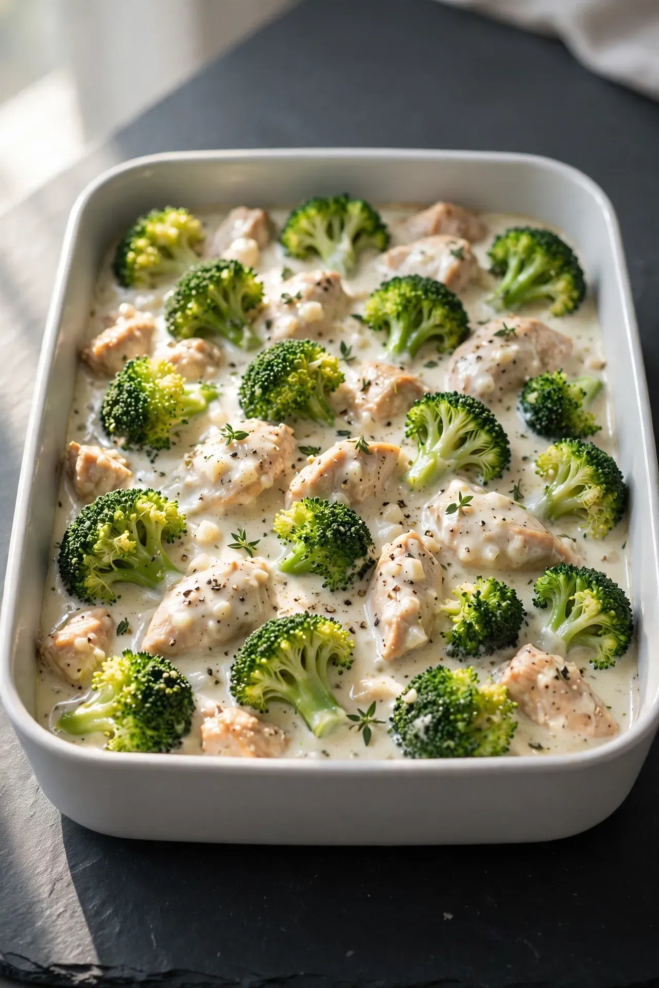 Creamy Chicken Broccoli Bake