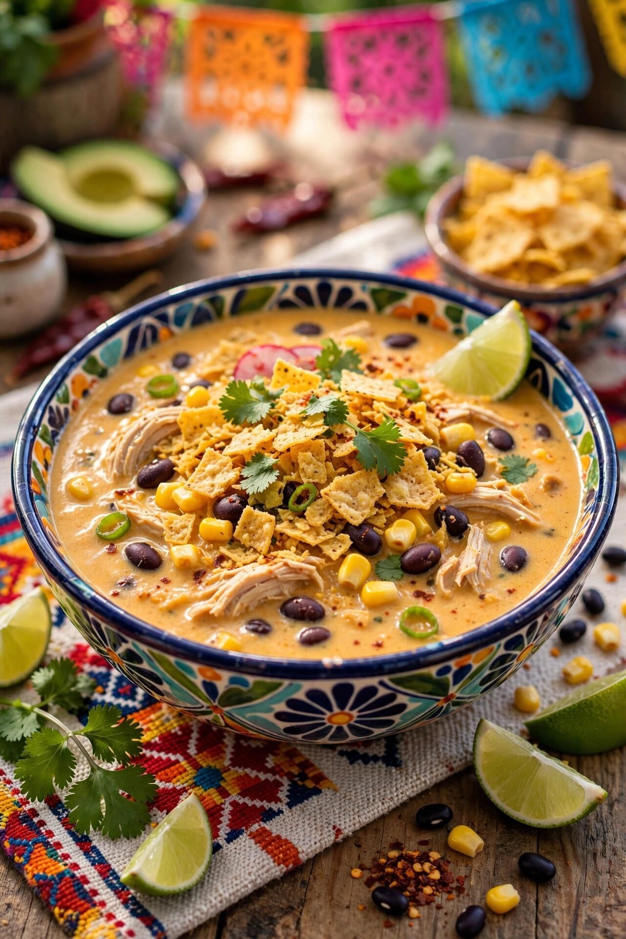 Creamy Chicken Tortilla Soup