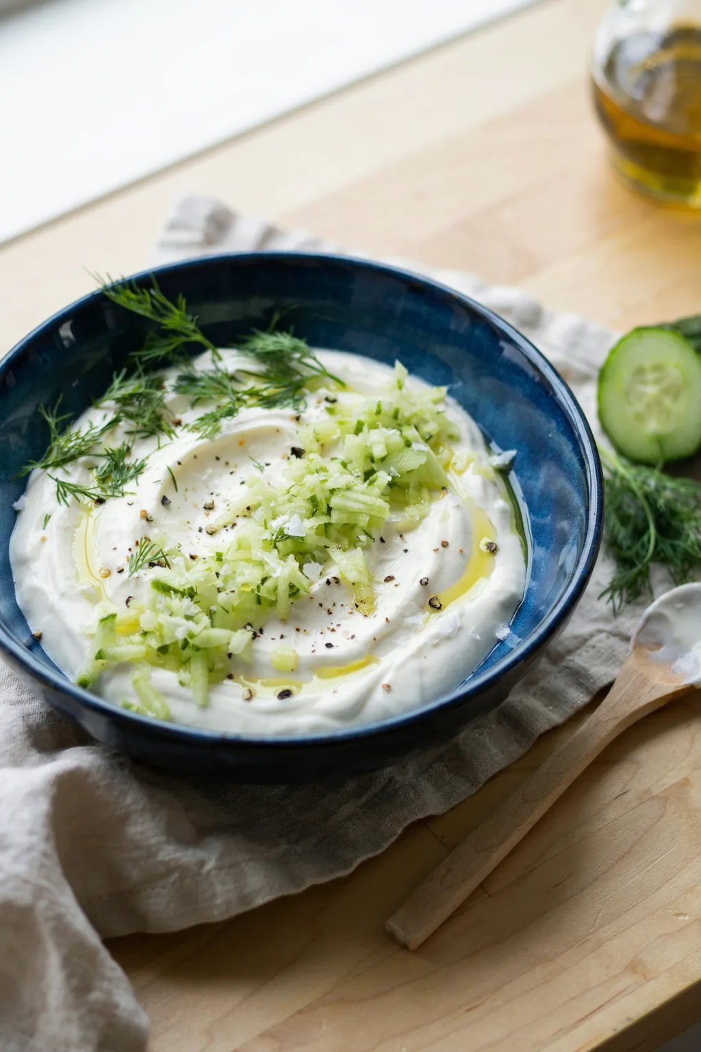 Cucumber Dill Greek Yogurt Bowl