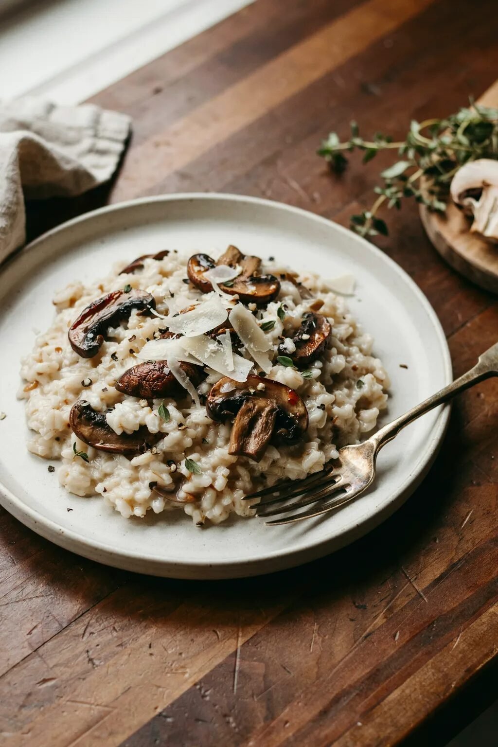 Earthy Mushroom Risotto