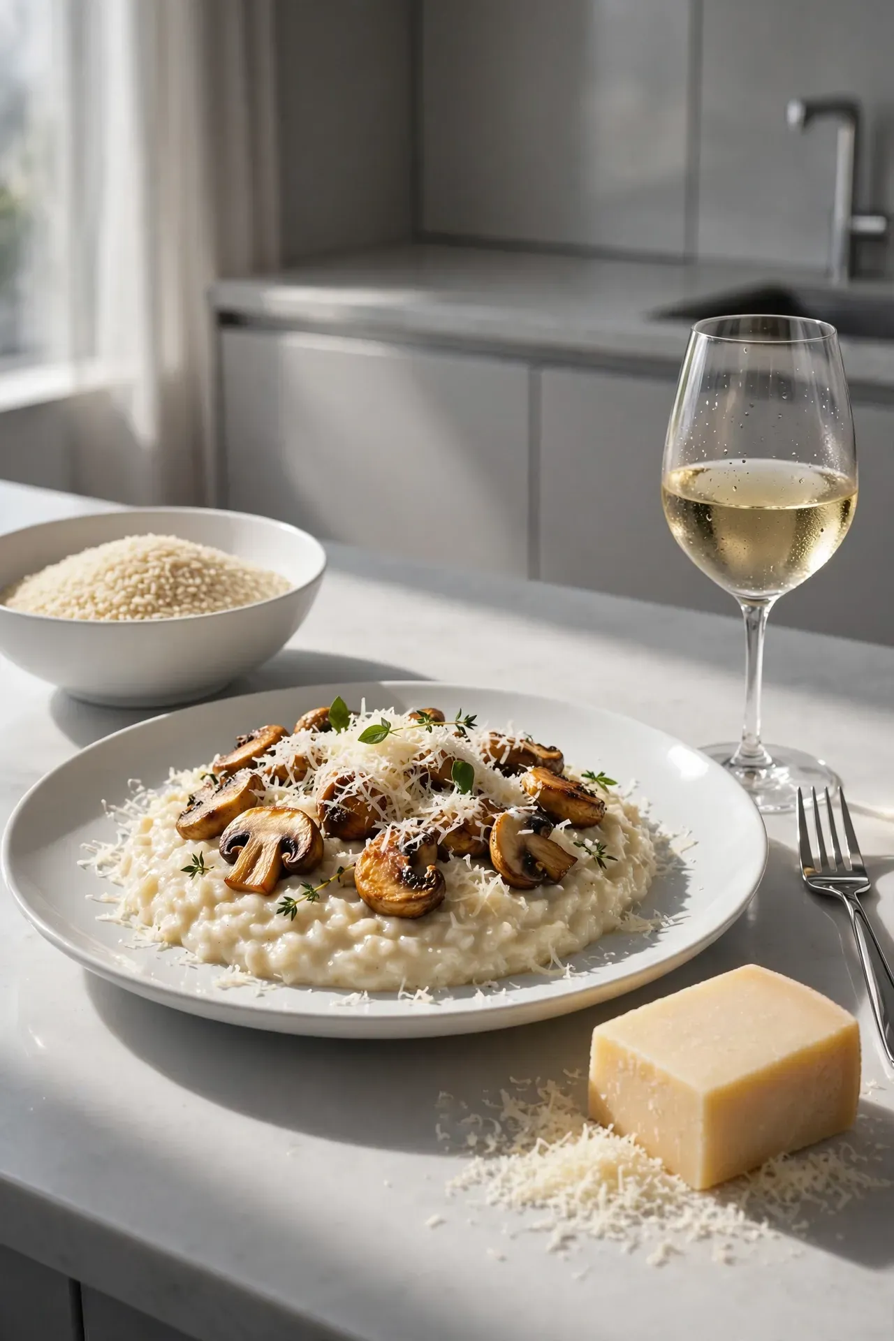 Creamy Mushroom Risotto