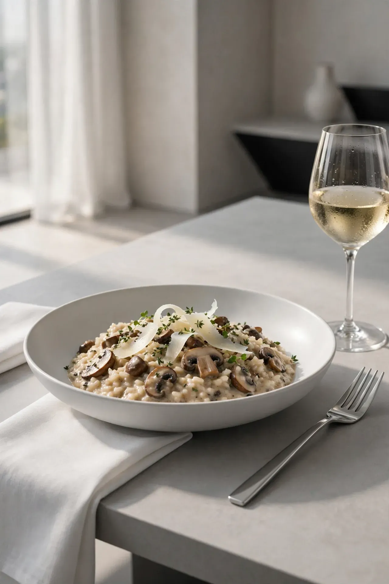 Creamy Mushroom Risotto