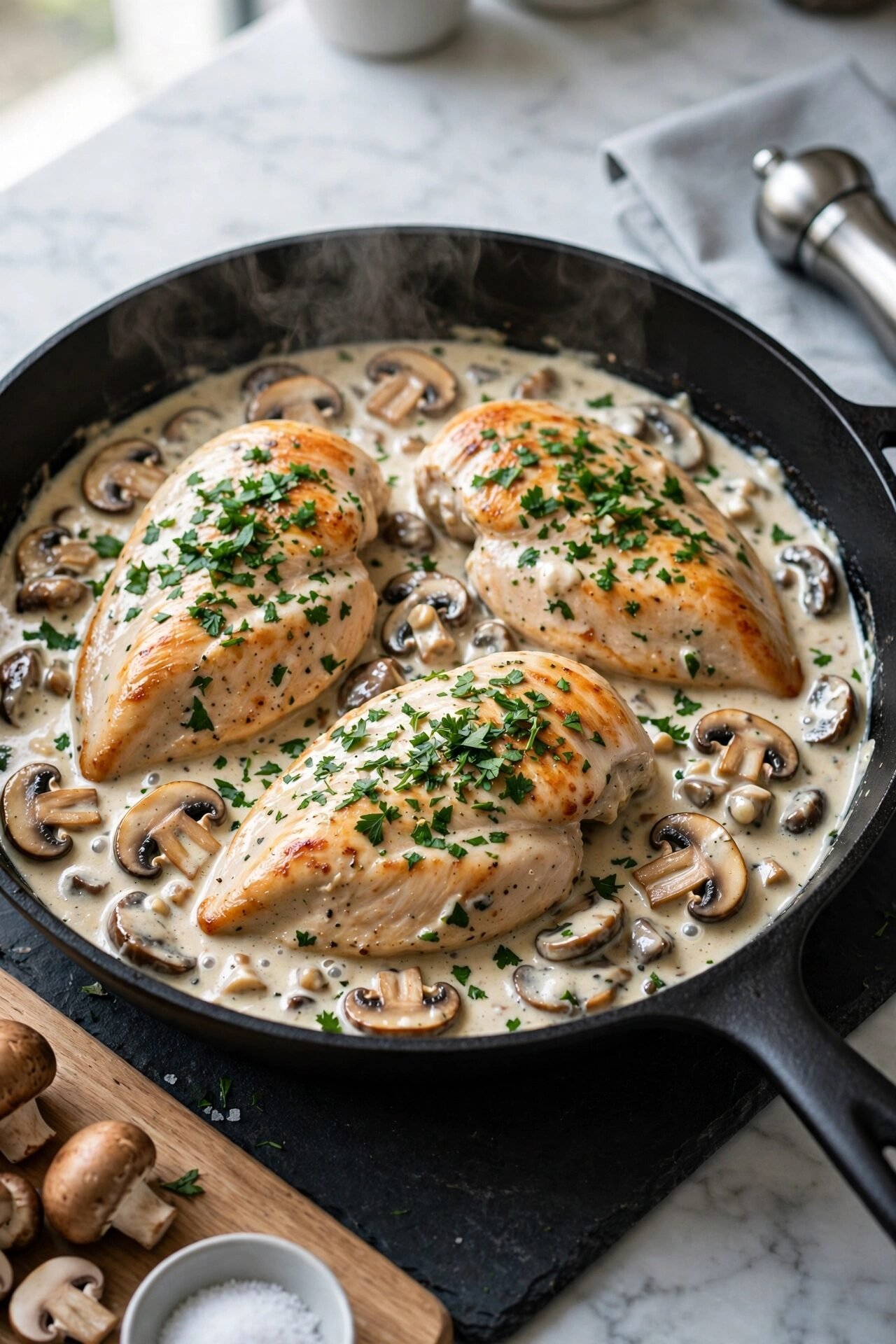 Smothered Chicken Breasts
