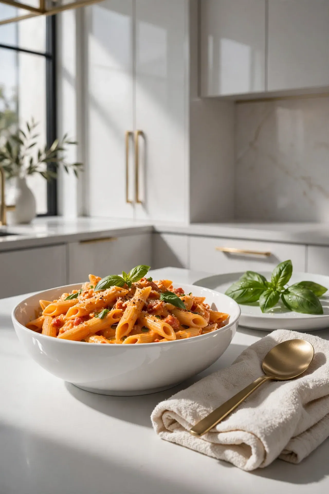 Creamy Tomato Basil Penne