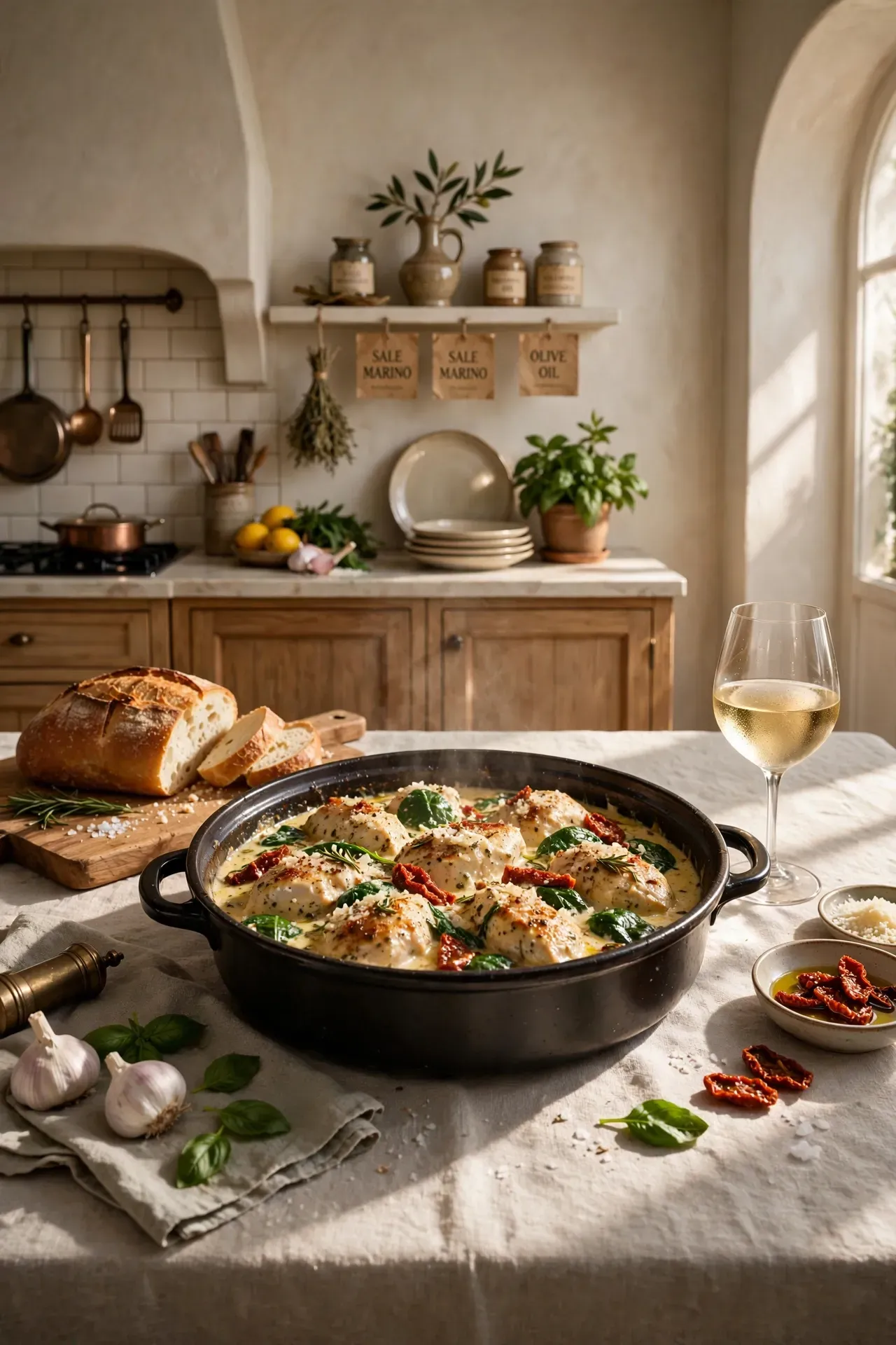 Creamy Tuscan Spinach
