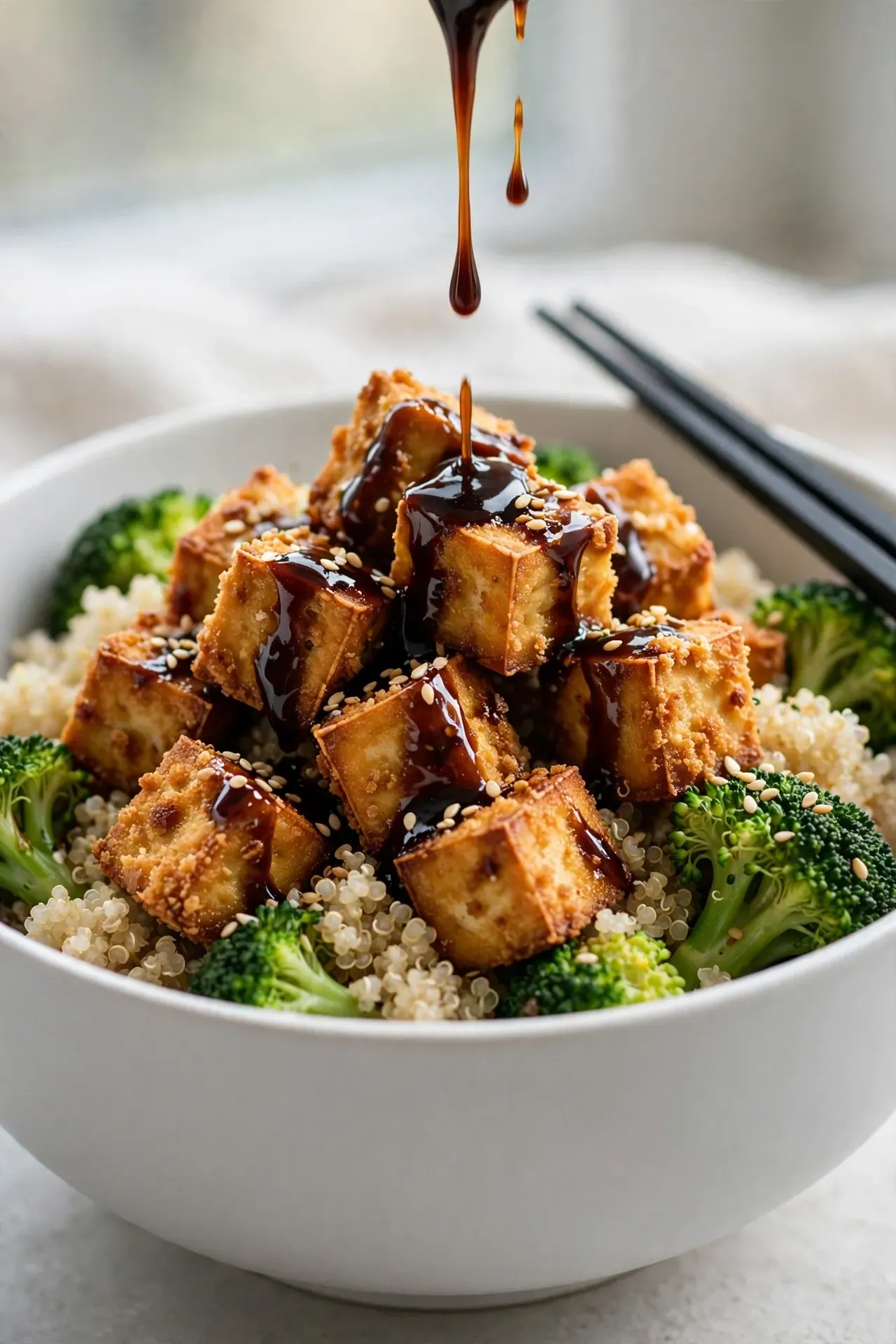 Crispy Baked Tofu Bowl