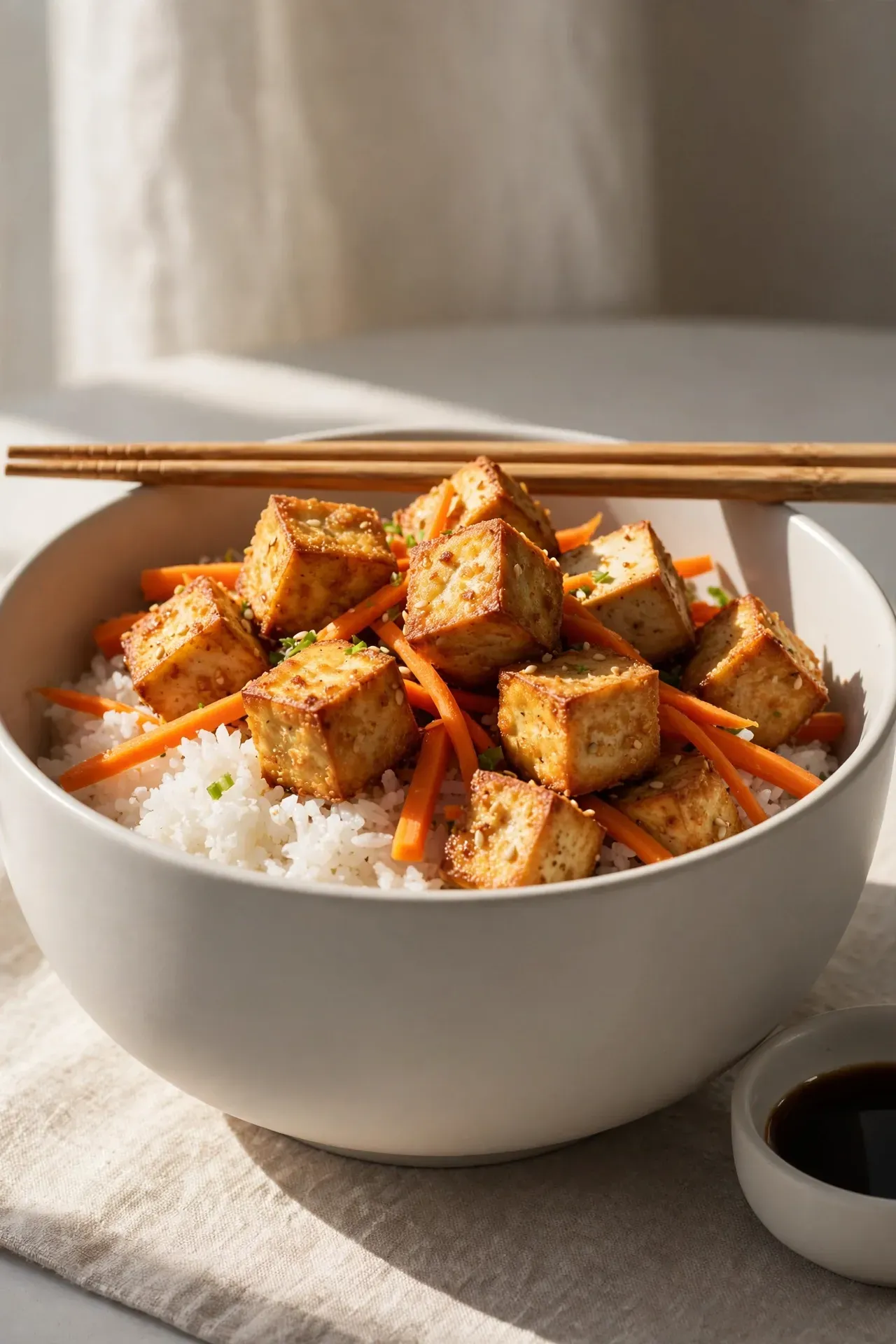 Crispy Baked Tofu Bowl