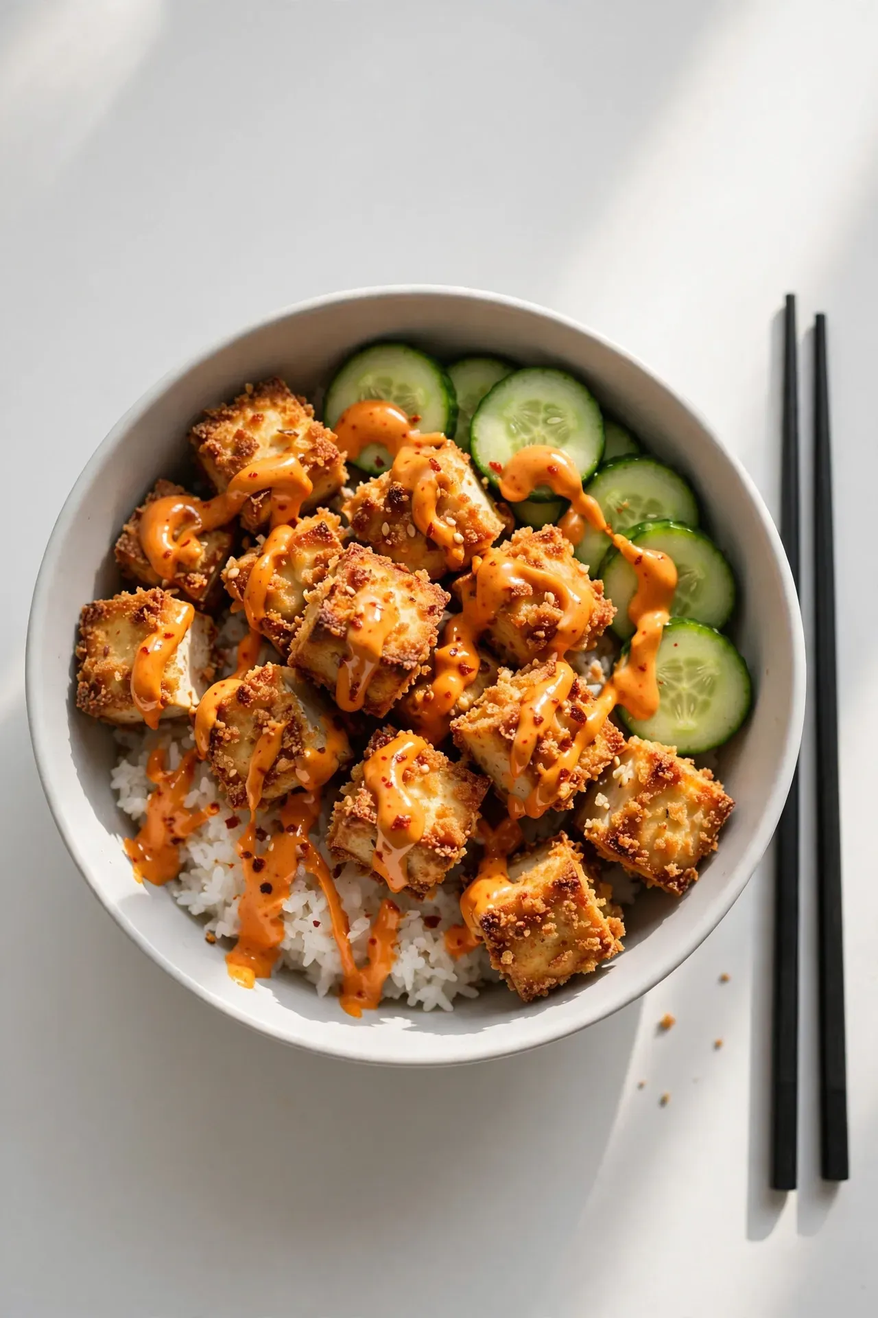 Crispy Baked Tofu Bowls