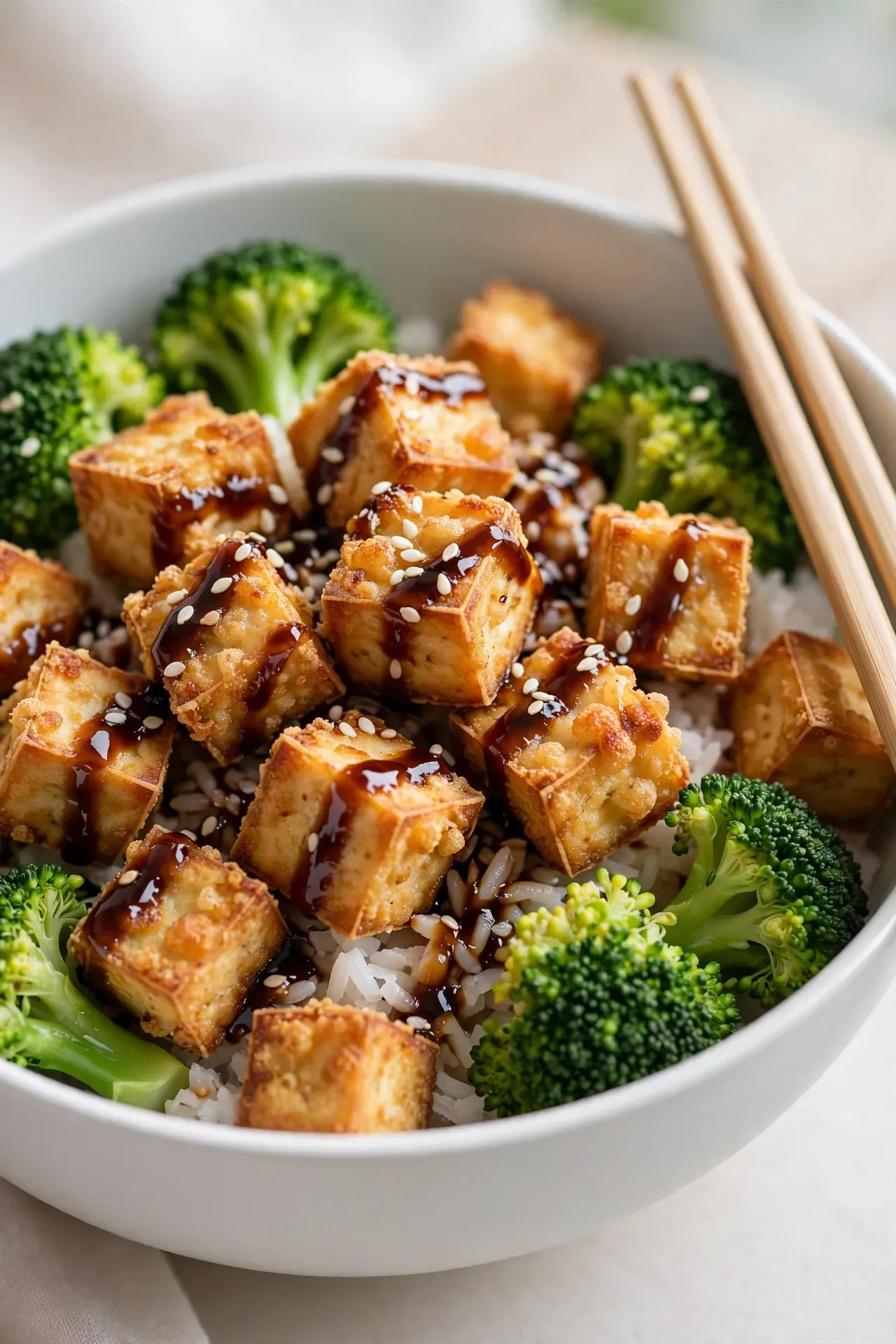 Crispy Baked Tofu Bowl