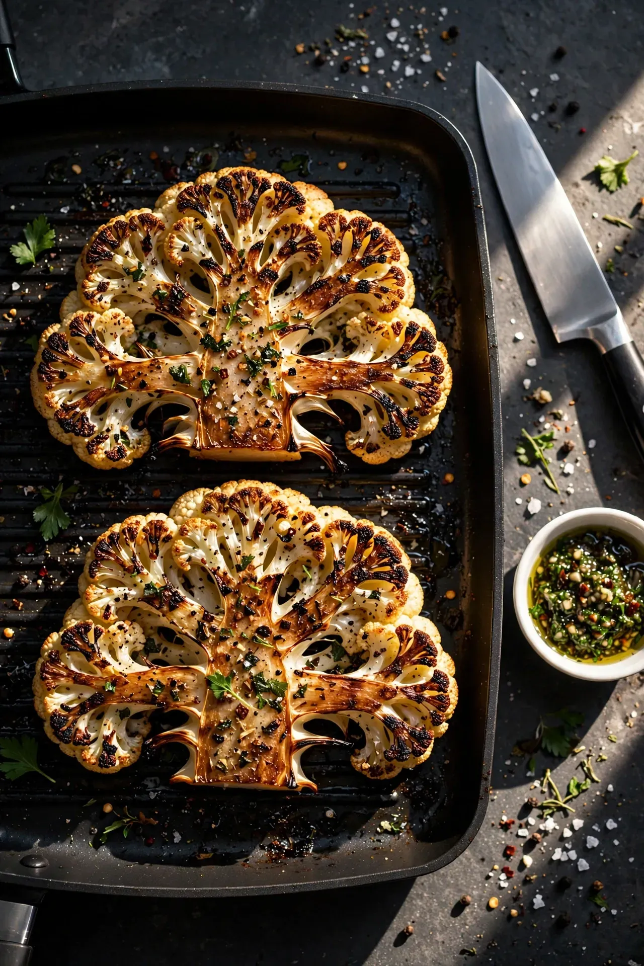 Crispy Cauliflower Steaks