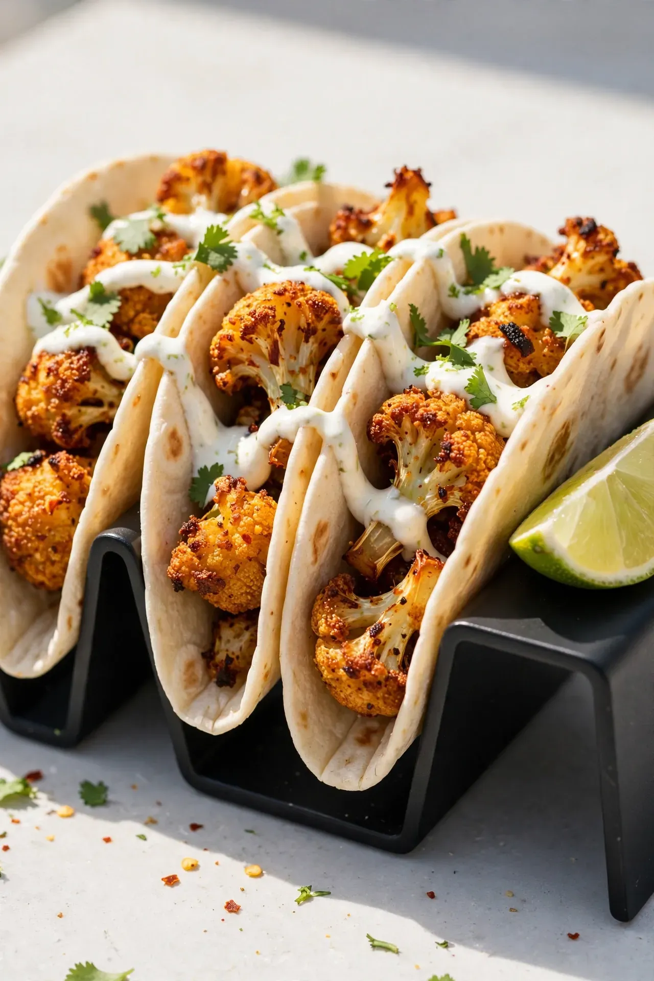Crispy Cauliflower Tacos