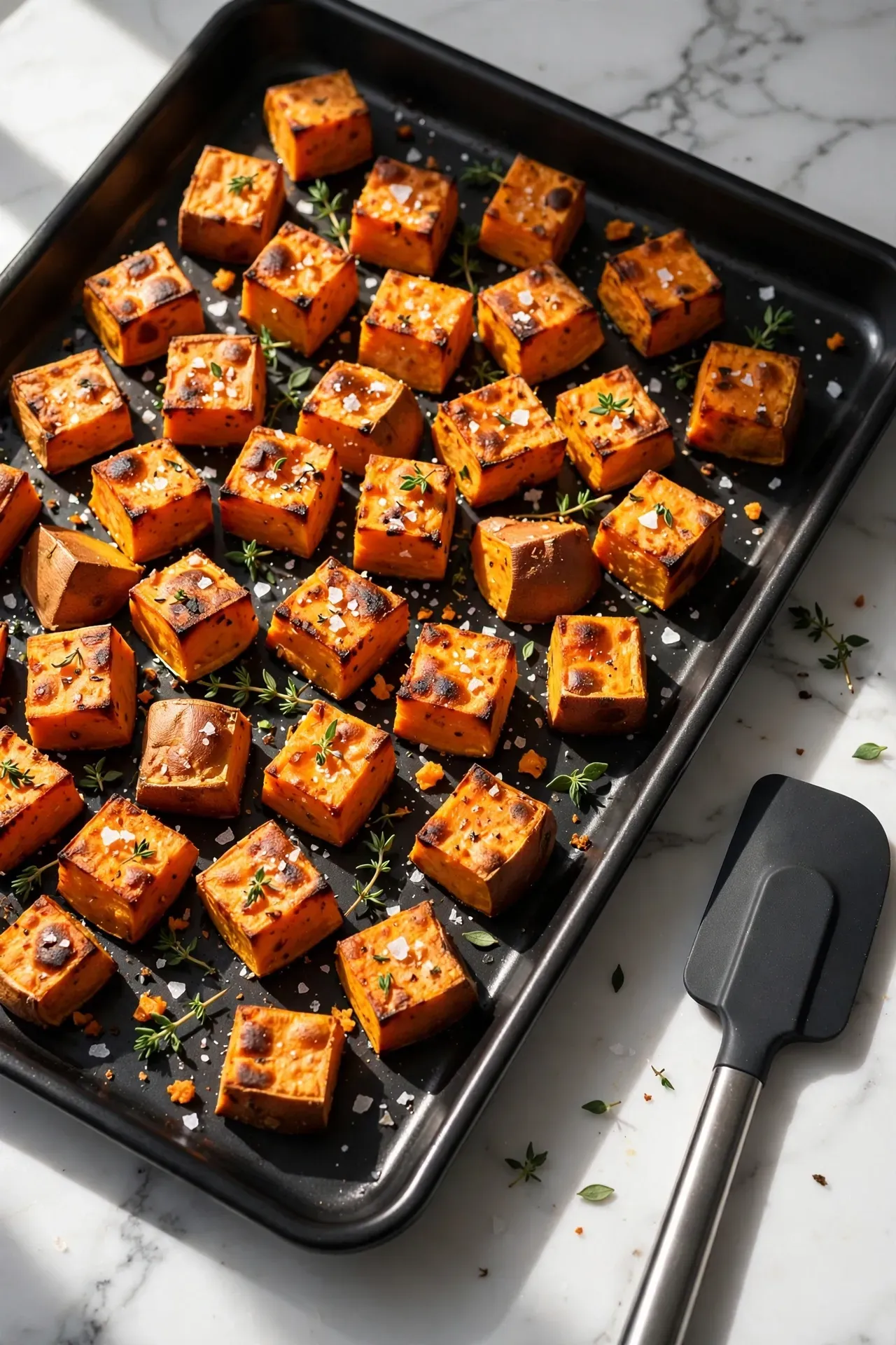 Crispy Roasted Sweet Potatoes
