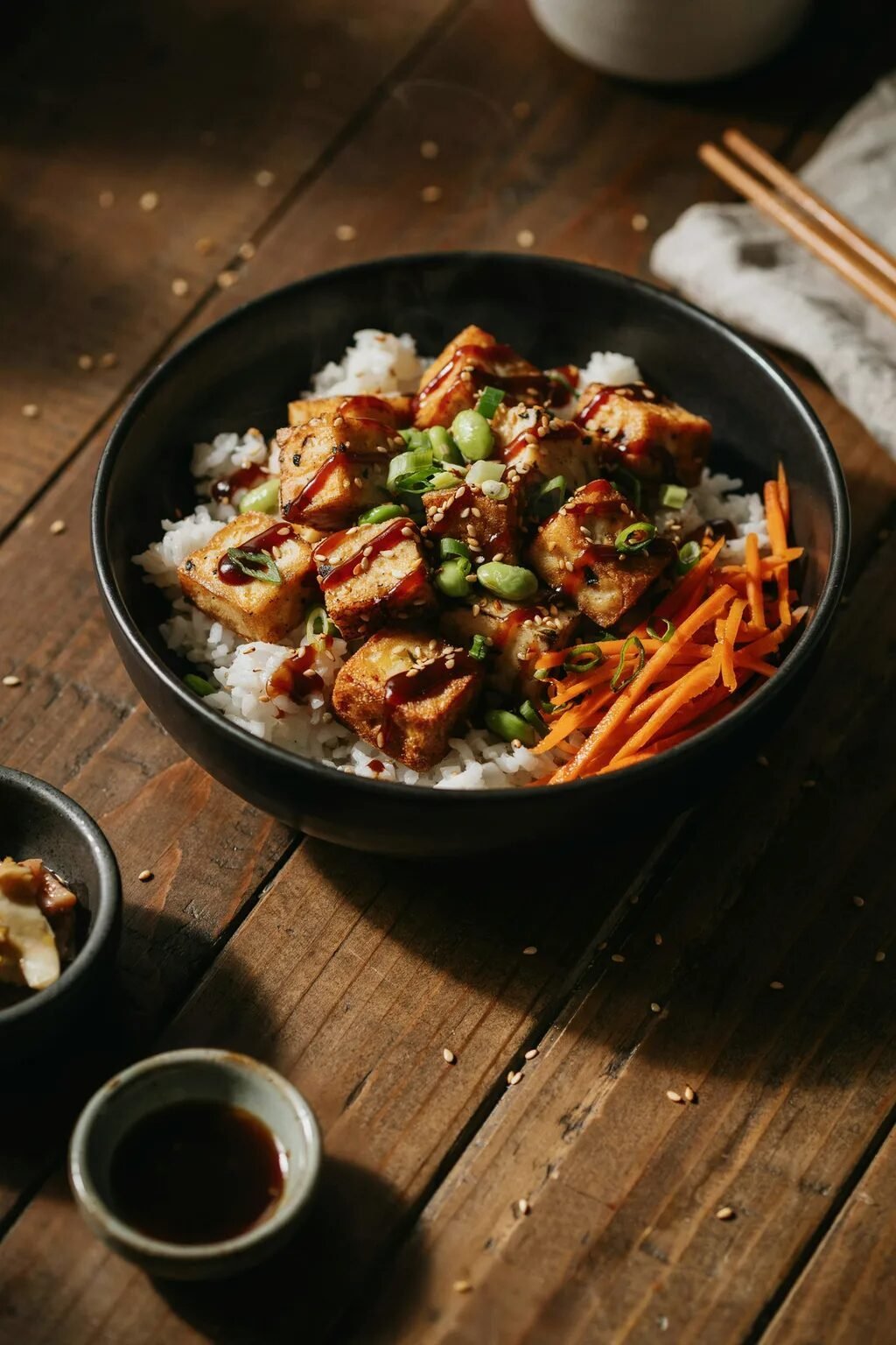 Crispy Baked Tofu Bowls