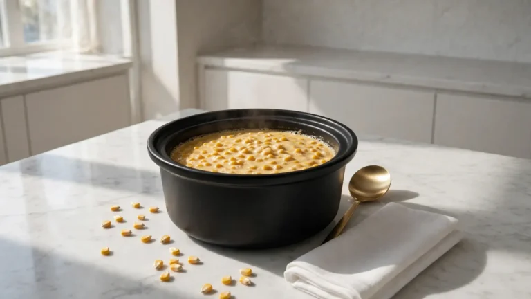 Thanksgiving table full of slow cooker side dishes