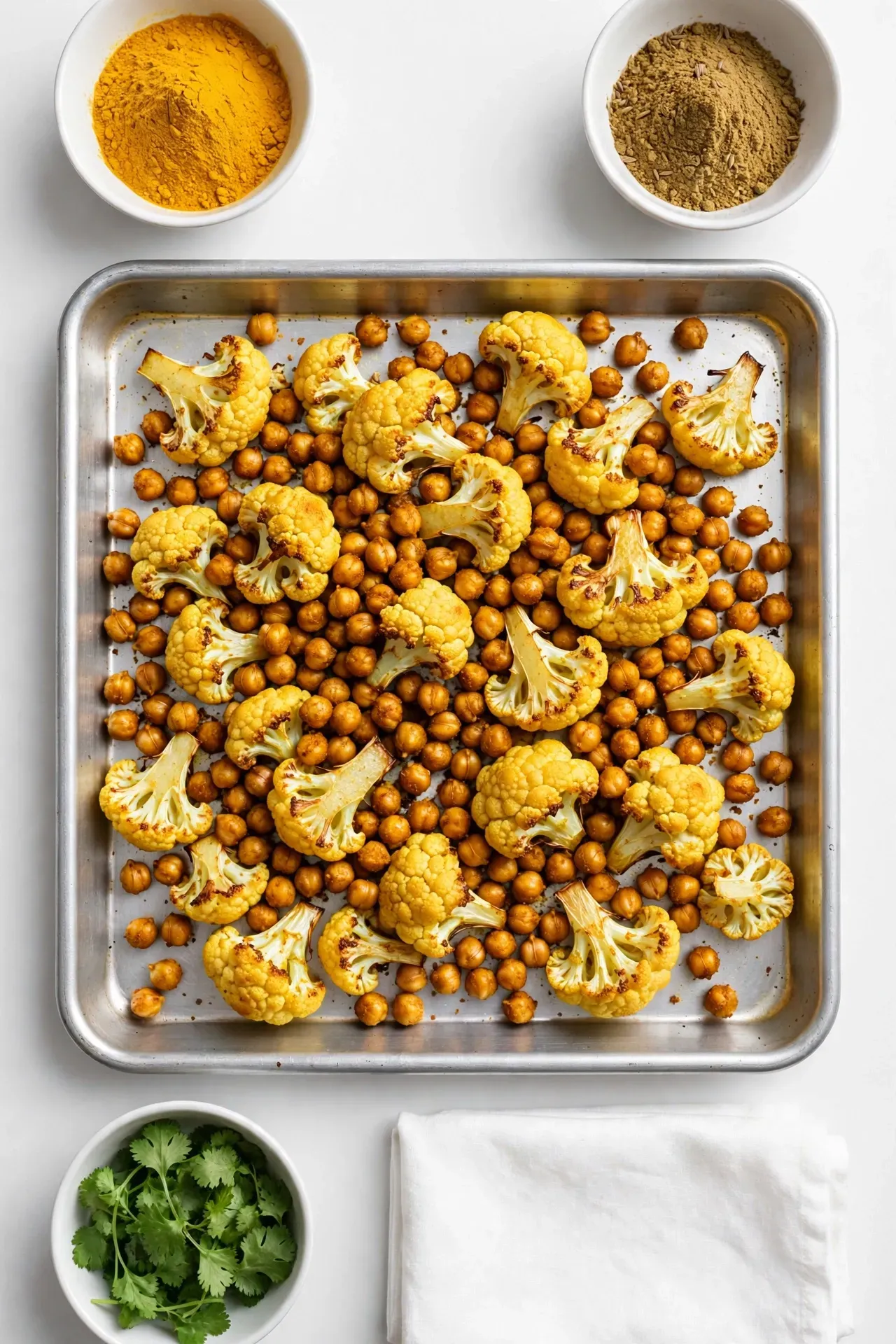 Roasted Chickpea Cauliflower Curry