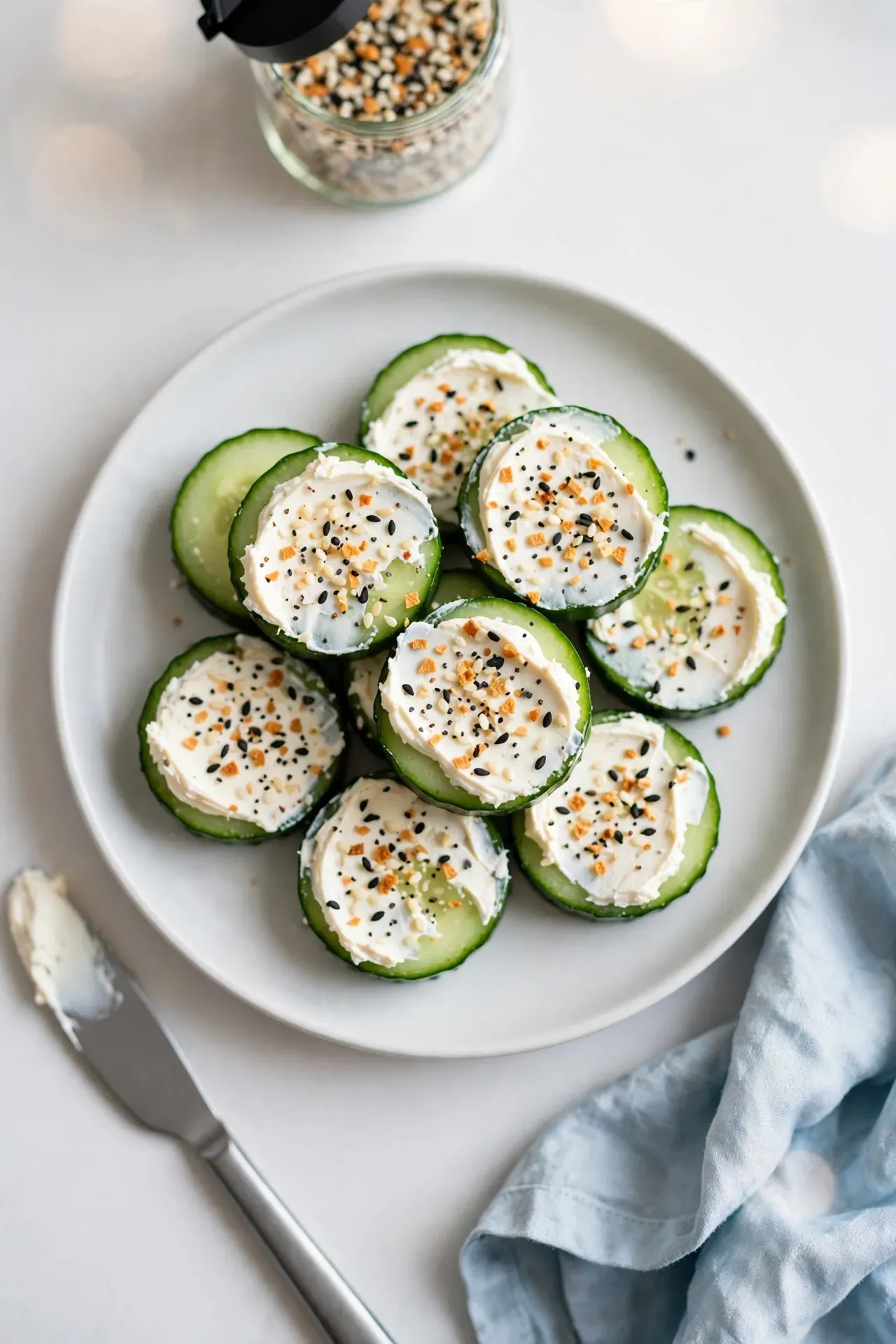 Everything Bagel Cucumber Slices