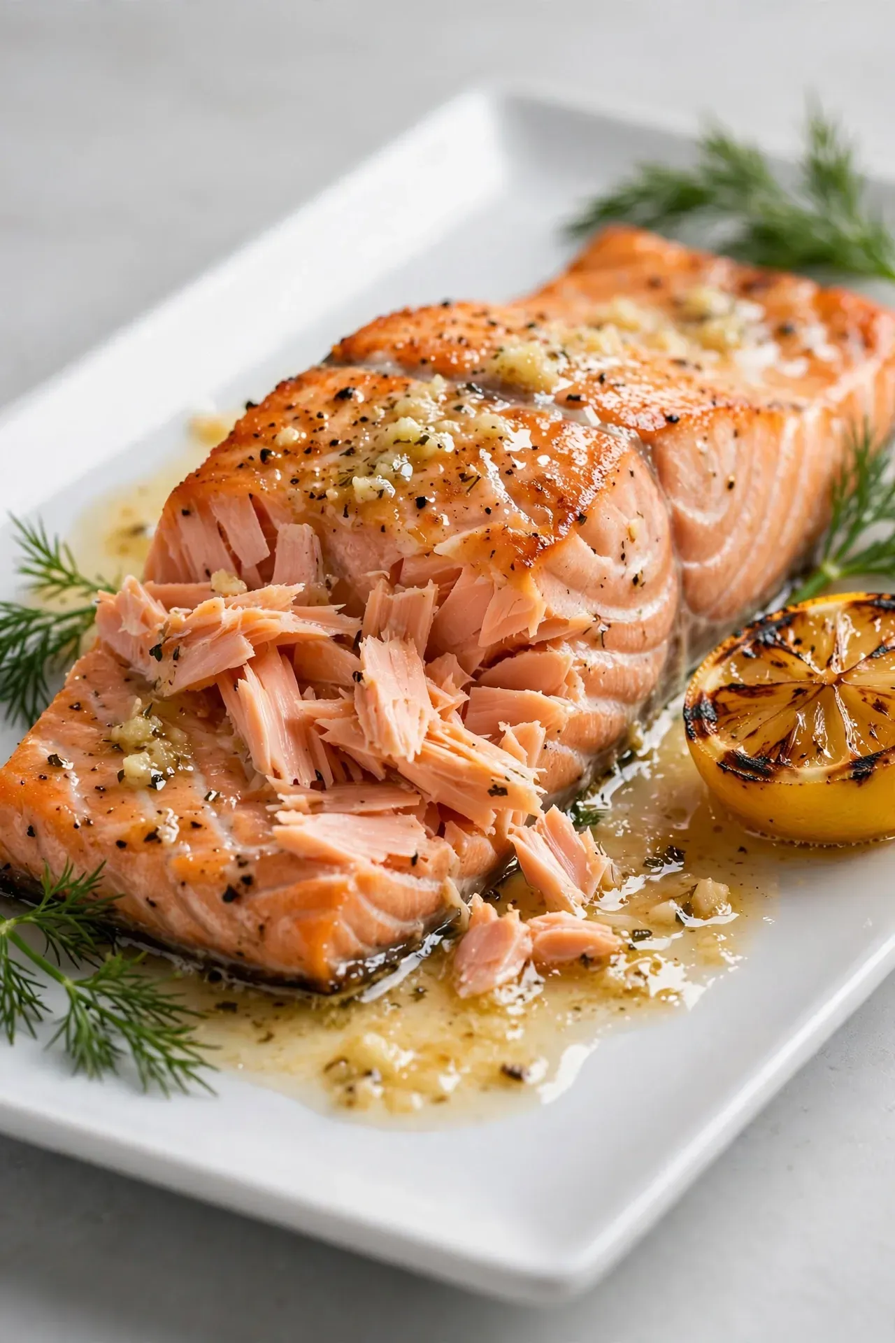 Flaky Herb Salmon Fillets
