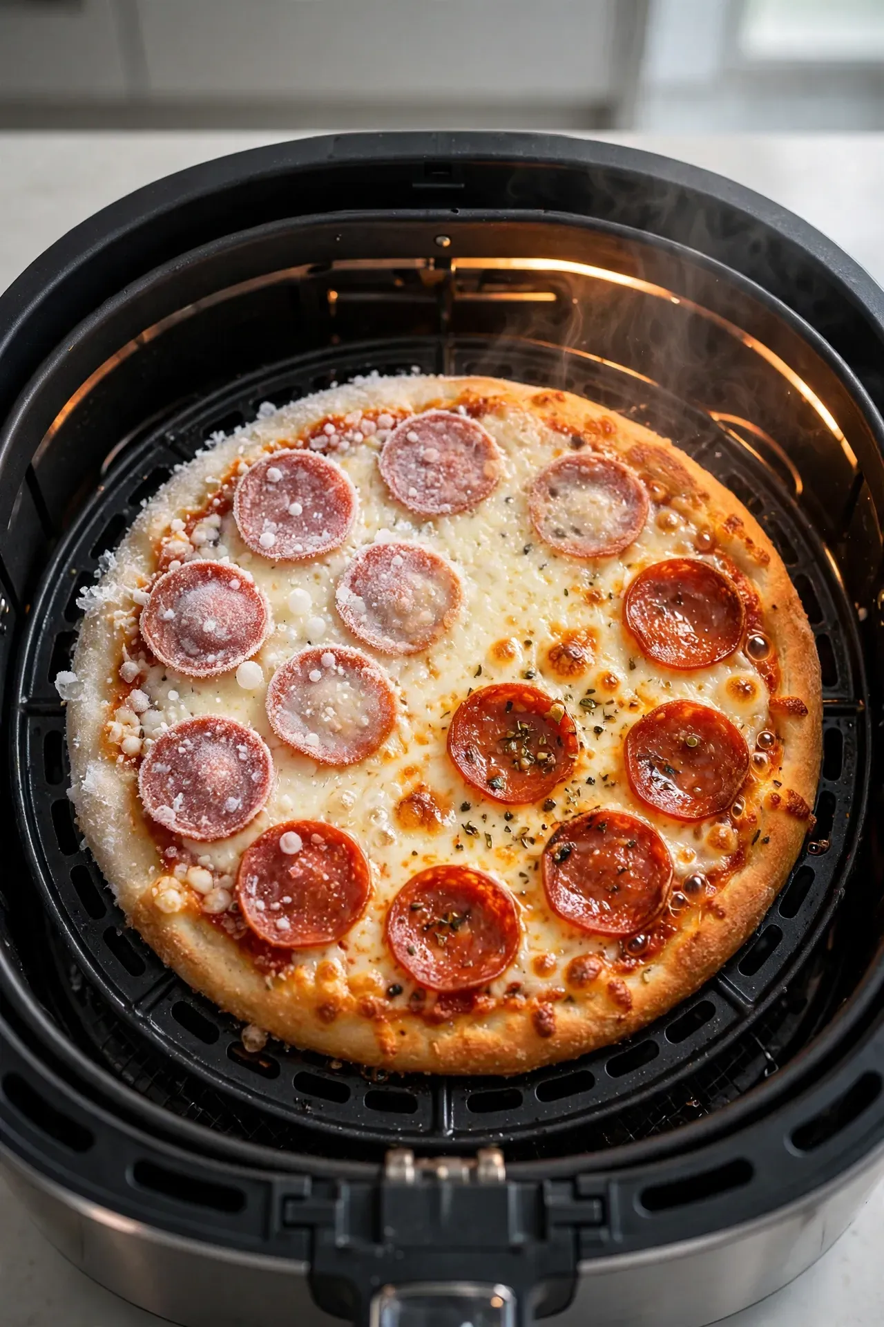 Frozen Pizza Air Fryer Upgrade