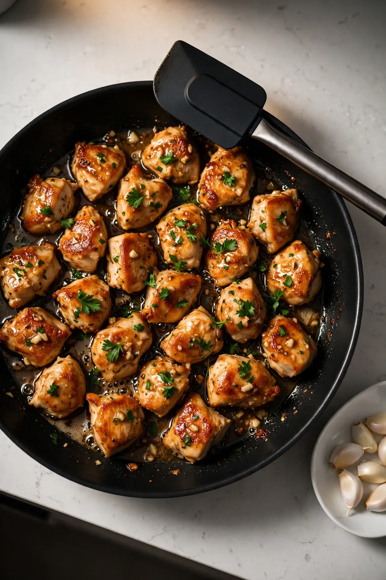 Garlic Butter Chicken Bites