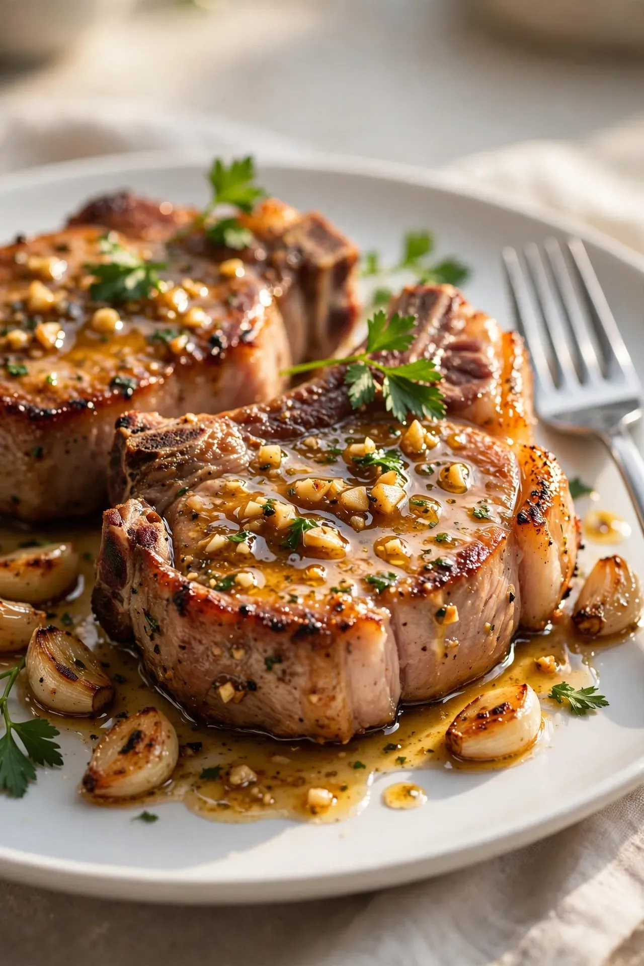 Garlic Butter Pork Chops