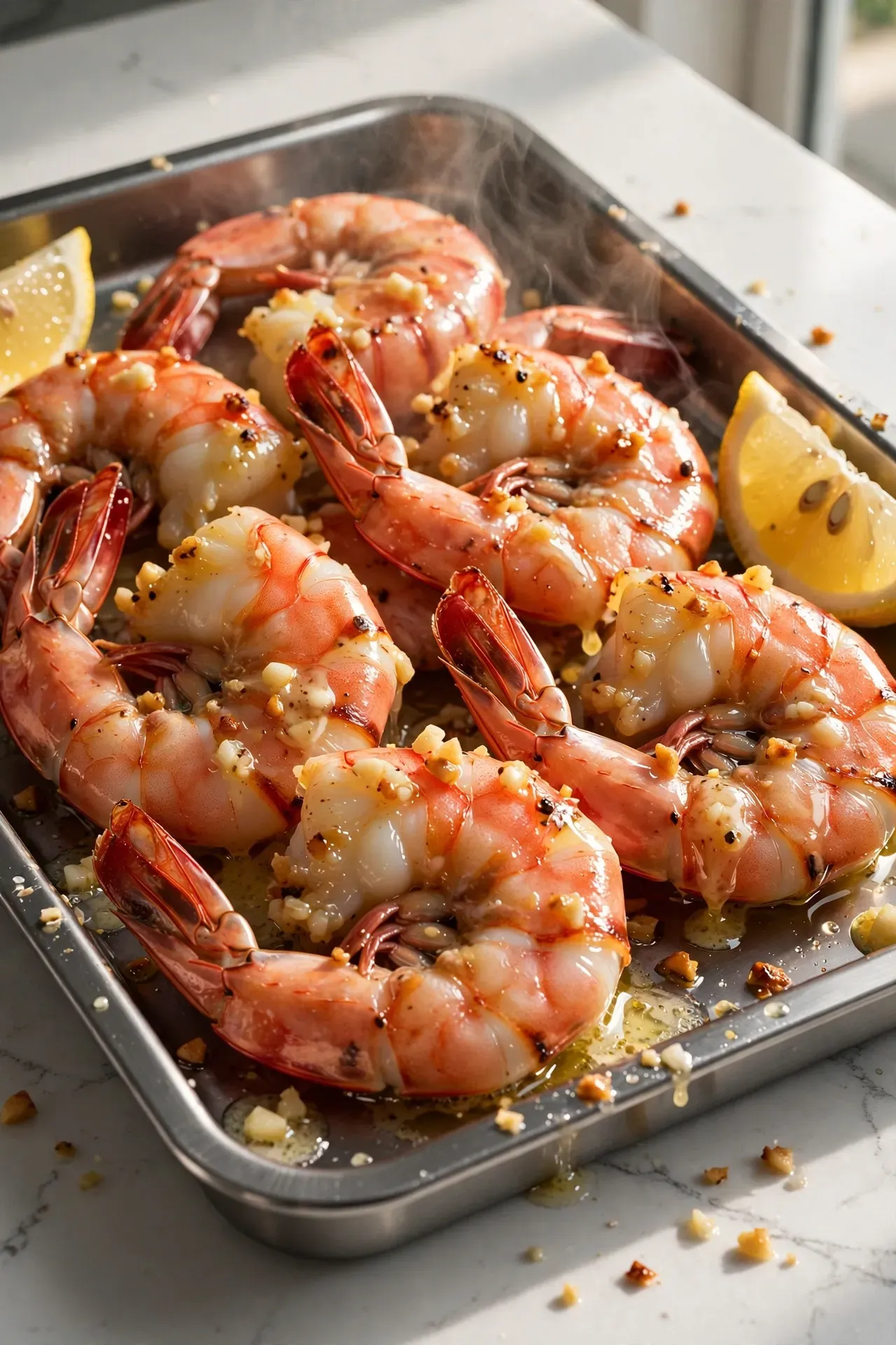 Garlic Butter Roasted Shrimp