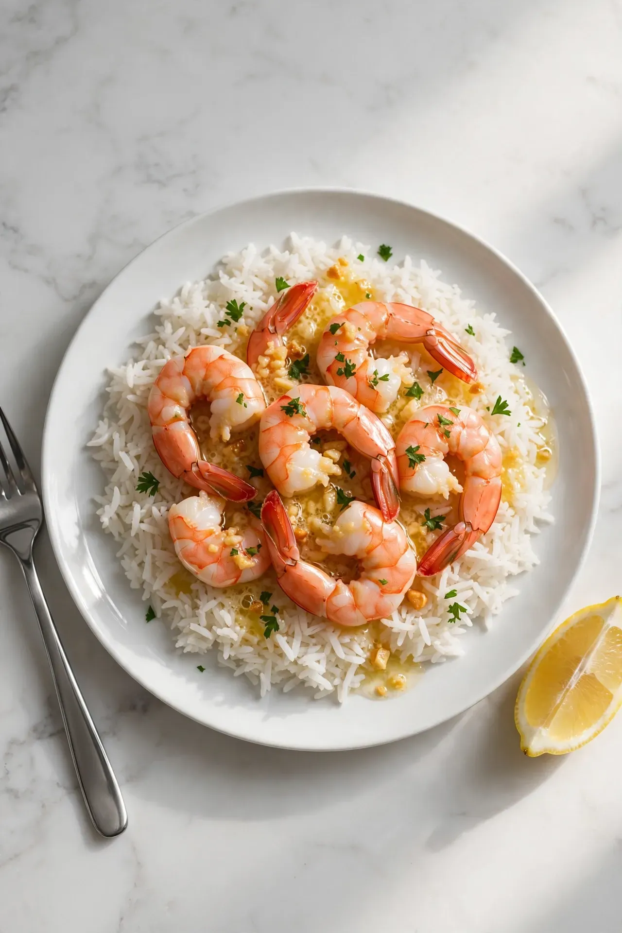 Garlic Butter Shrimp Rice