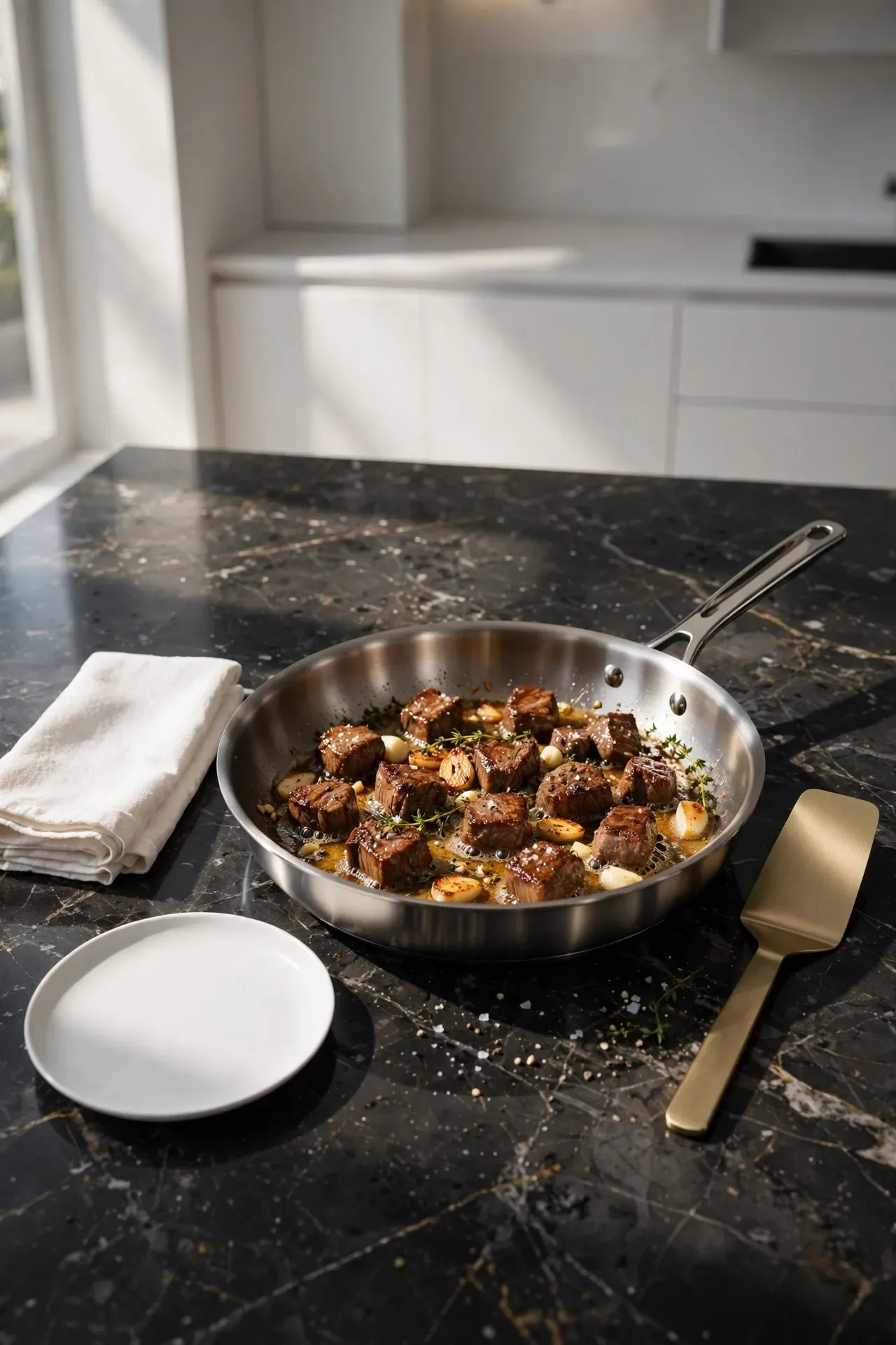 Garlic Butter Steak Bites