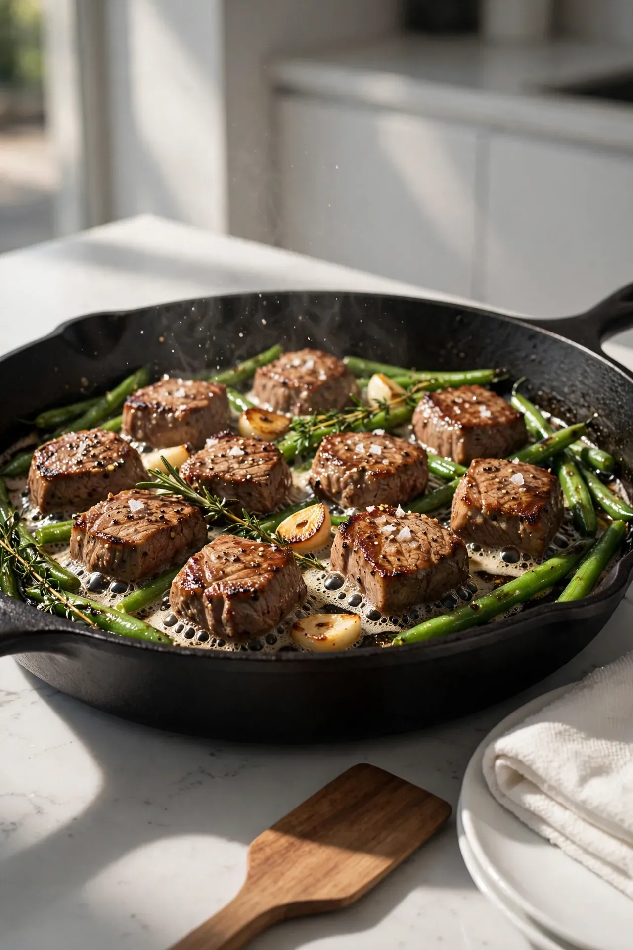 Garlic Butter Steak Bites