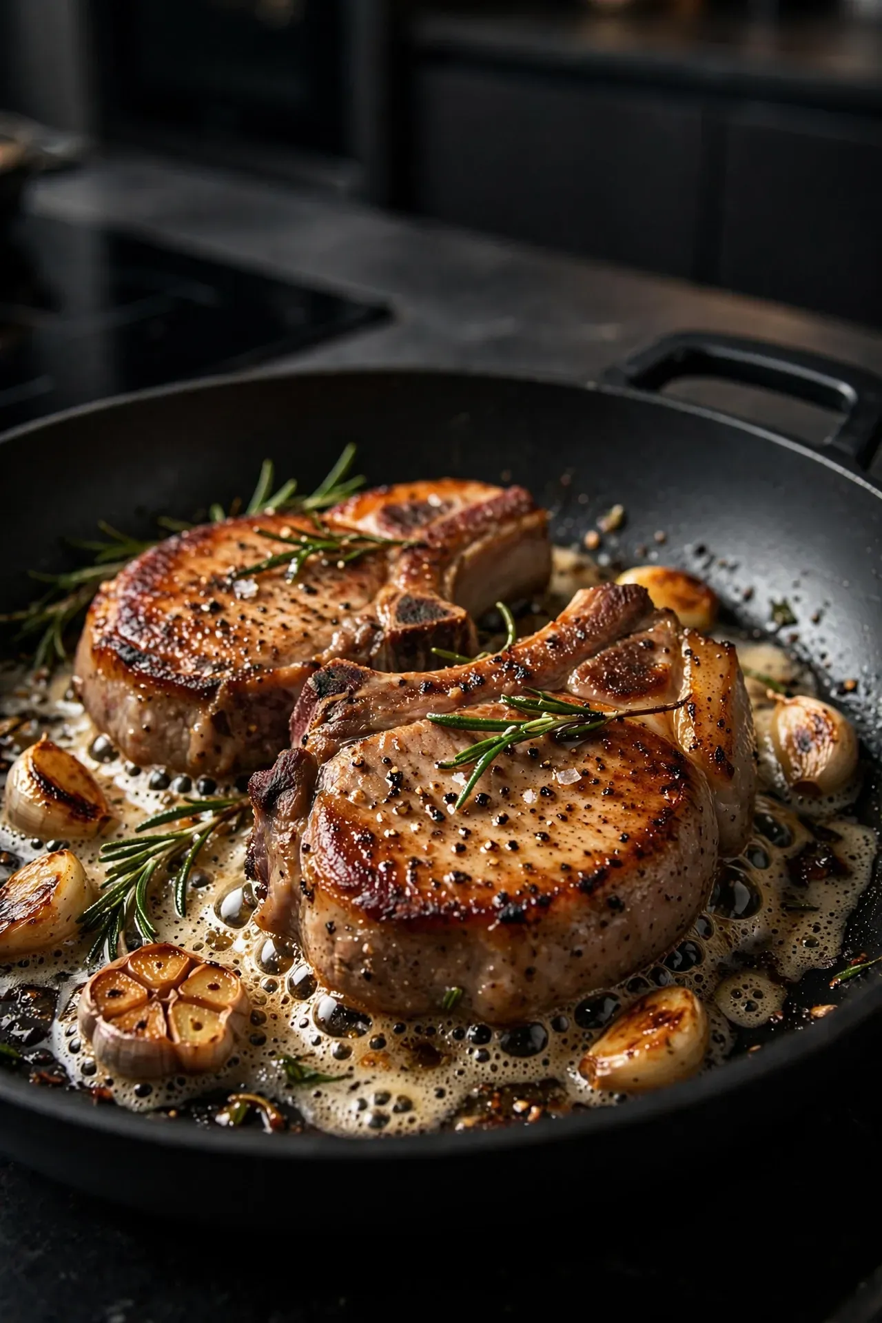 Garlic Herb Pork Chops