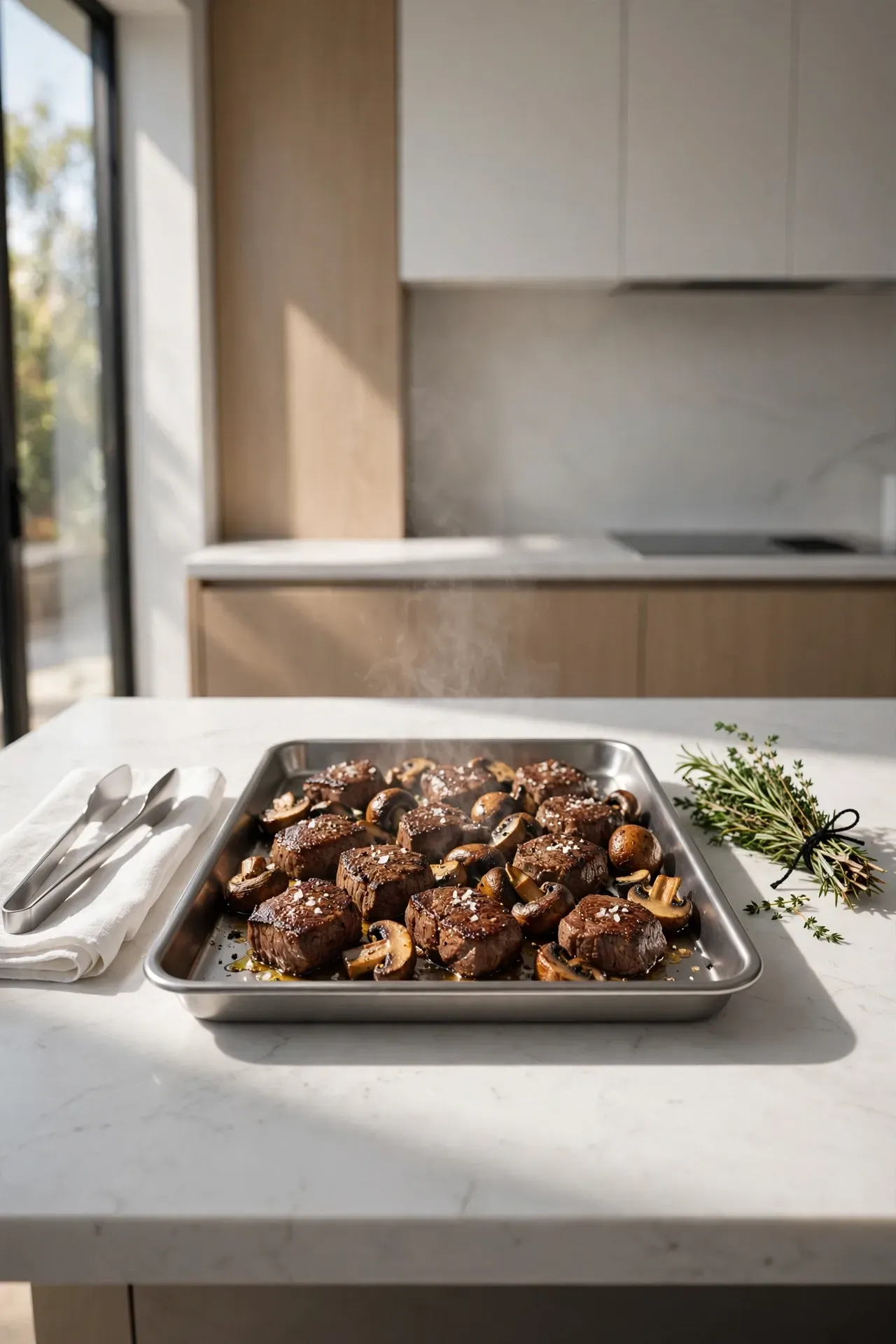 Garlic Herb Steak