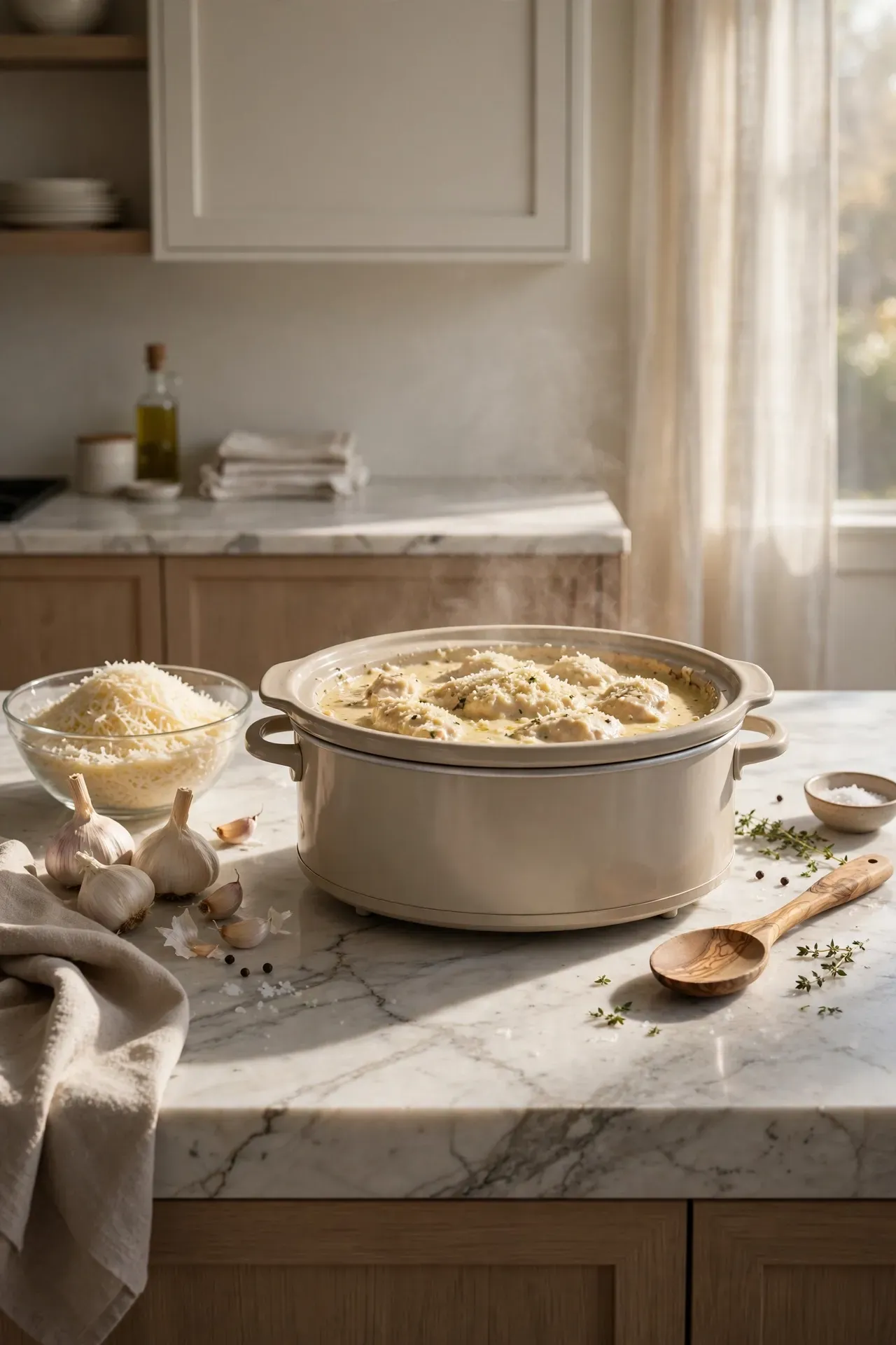 Garlic Parmesan Cream