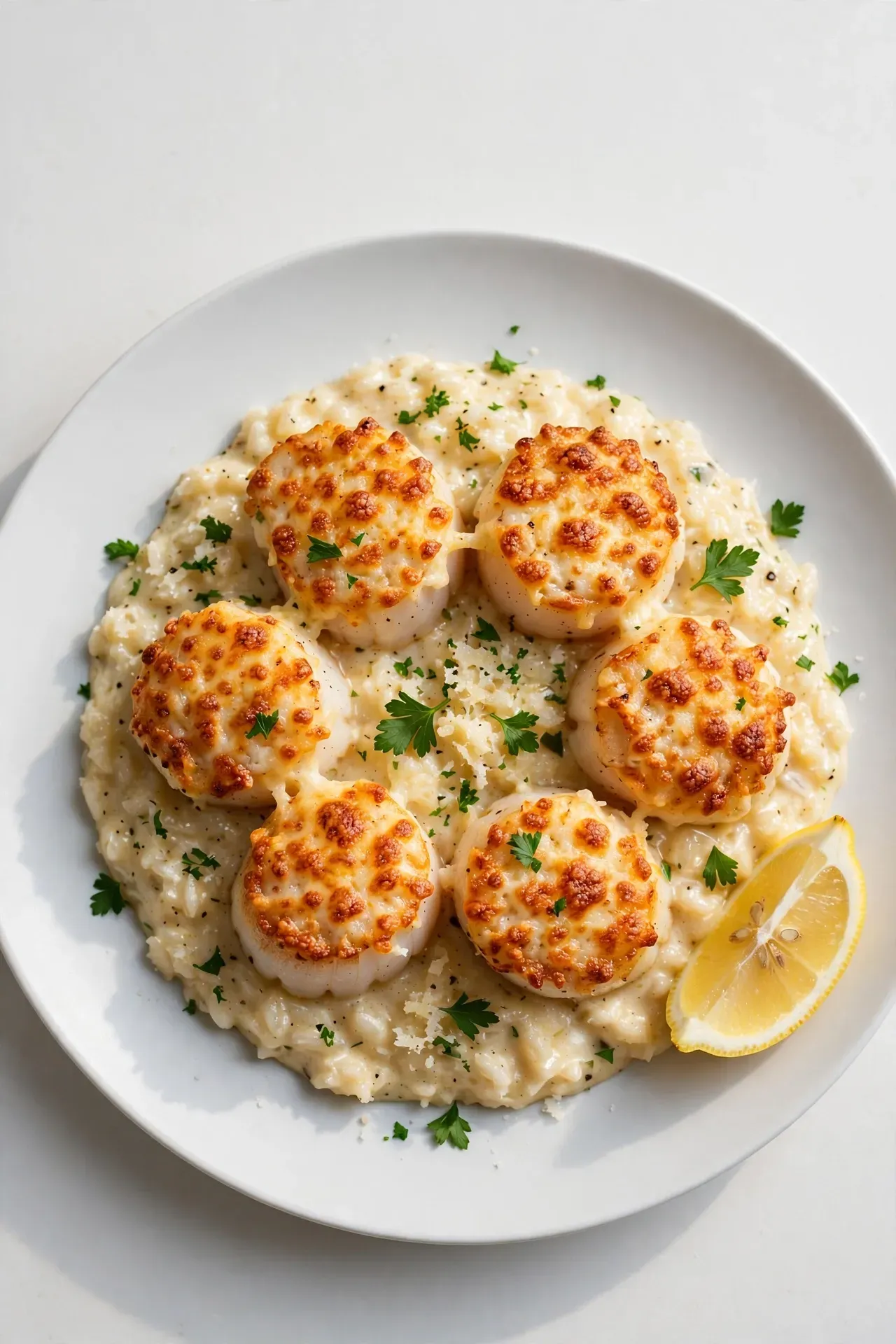 Garlic Parmesan Scallops