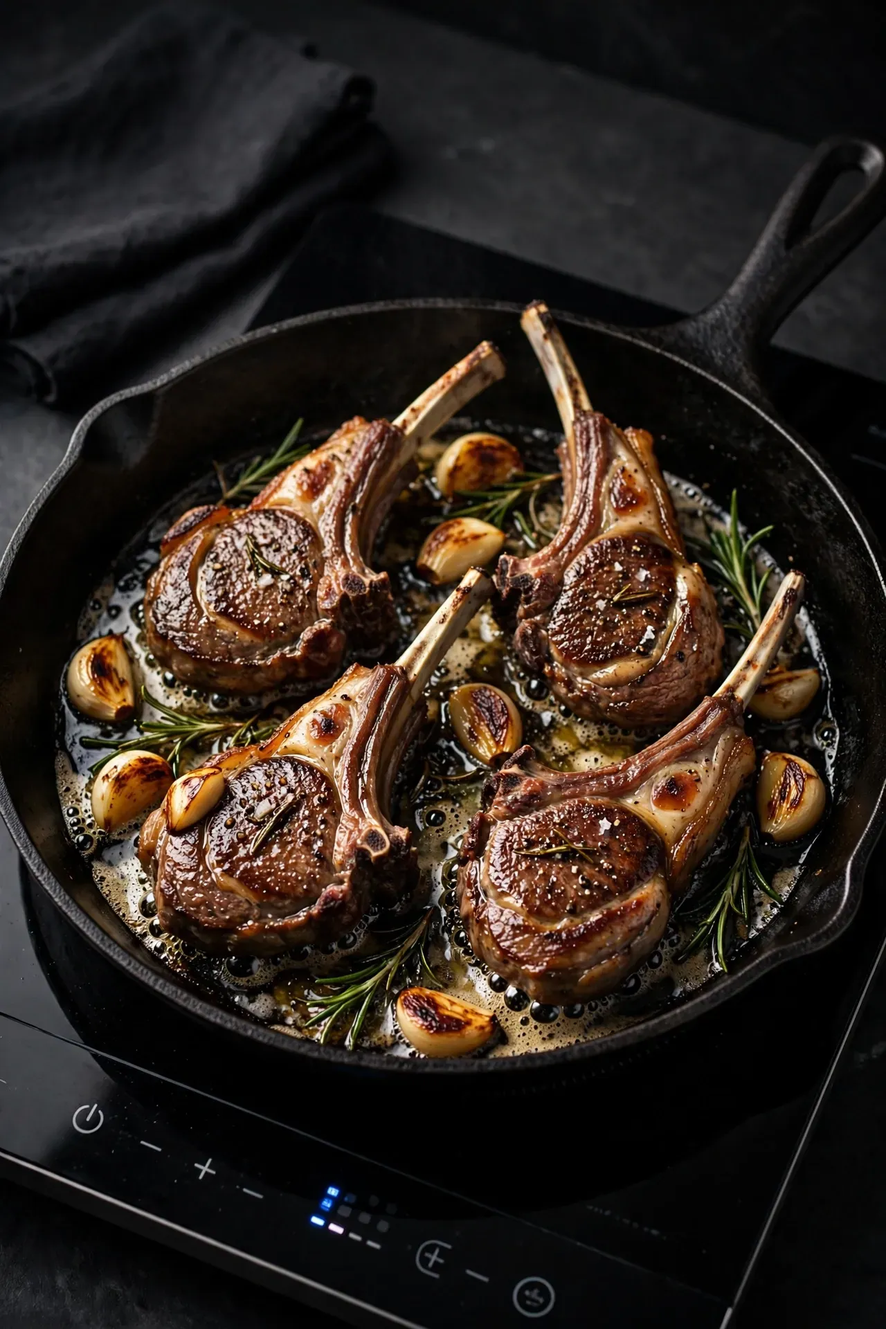 Garlic Rosemary Lamb Chops
