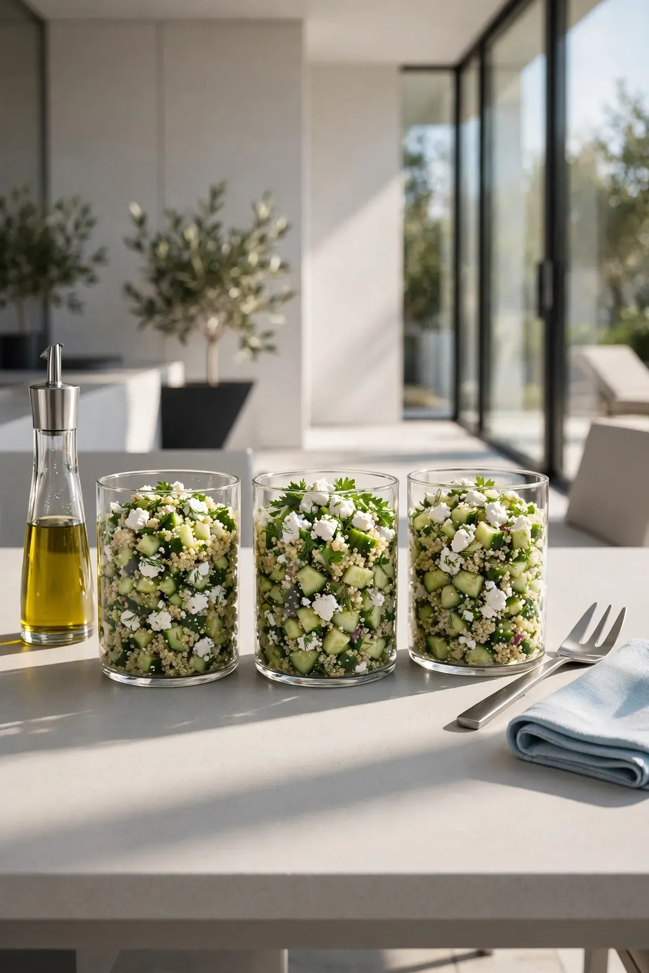 Greek Quinoa Salad Bowls