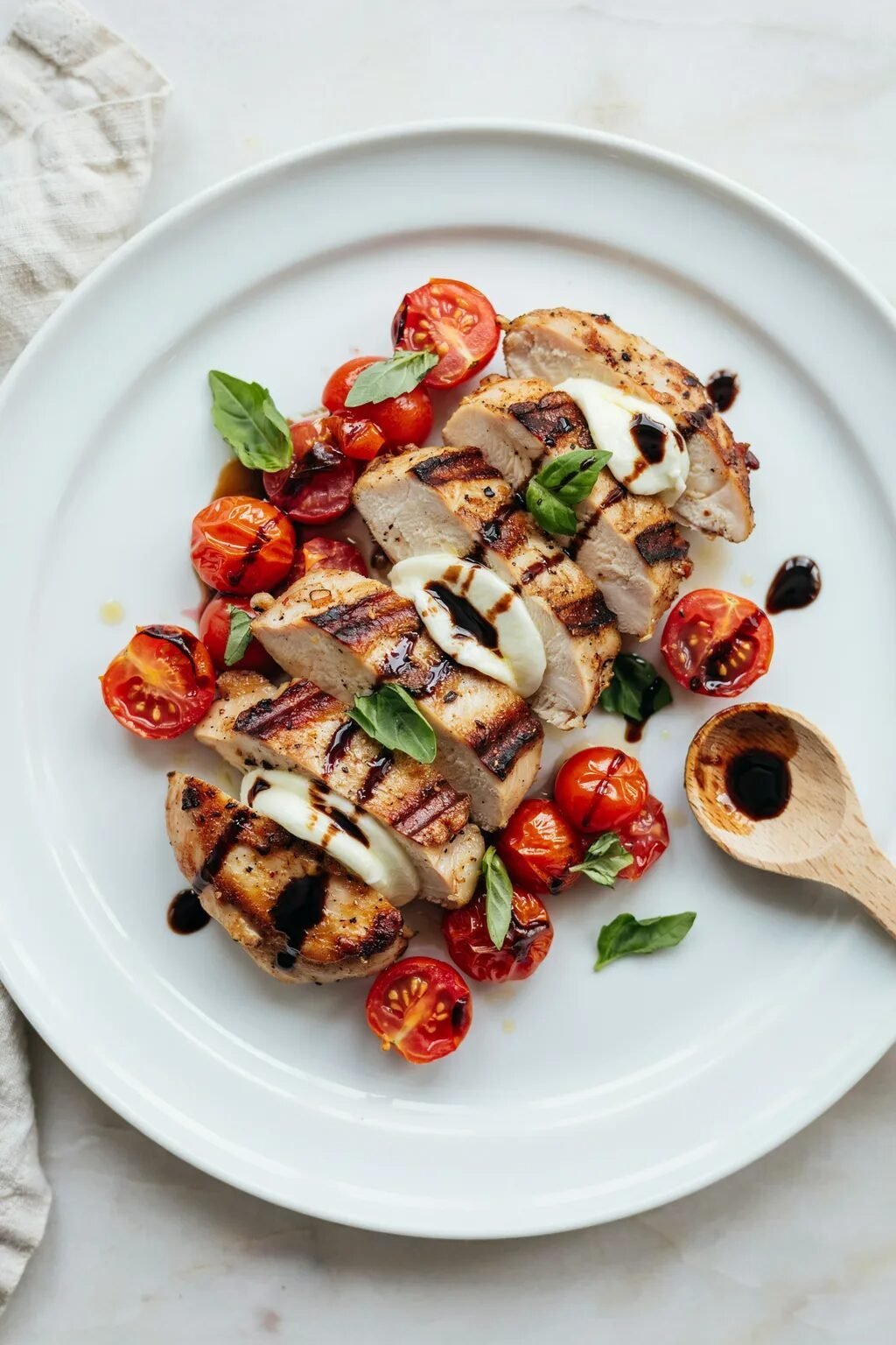 Balsamic Glazed Caprese Chicken