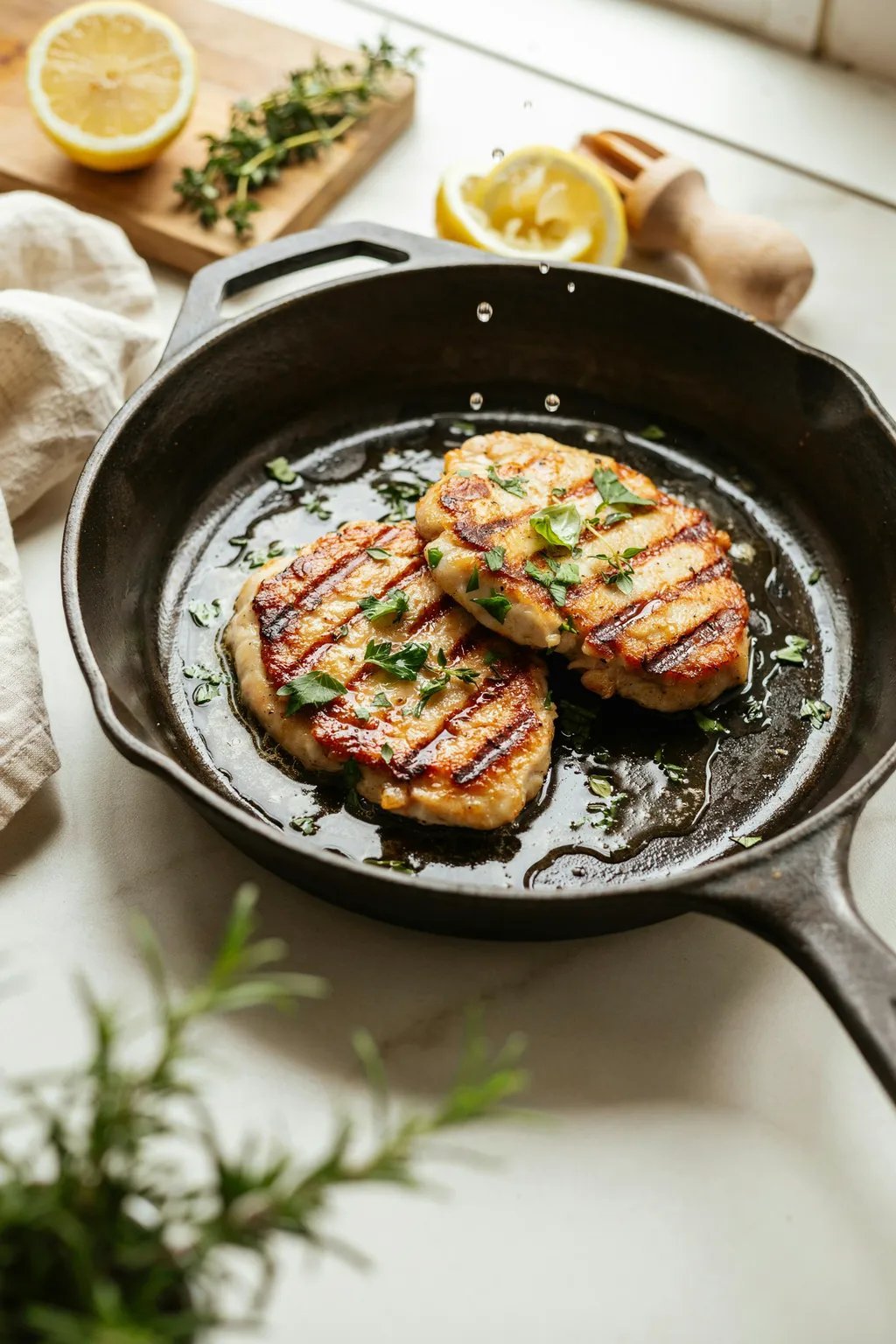Lemon Herb Butter Chicken