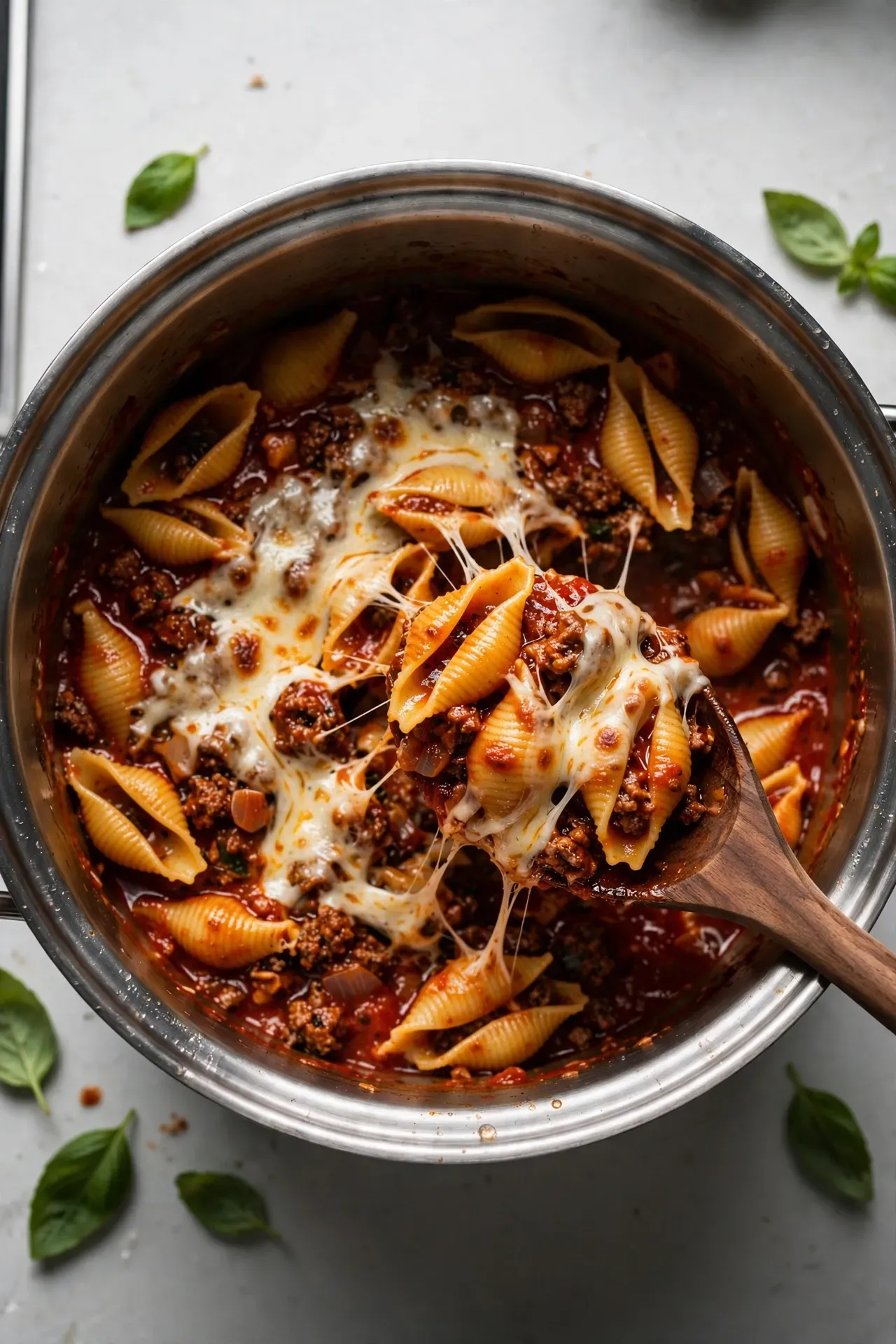Ground Beef Pasta Shells