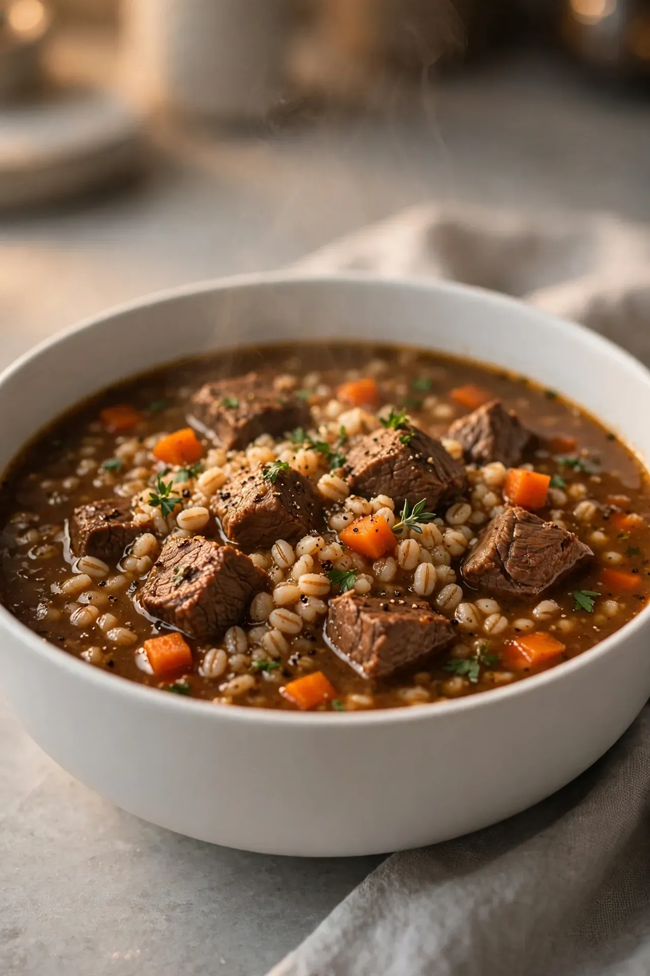 Hearty Beef and Barley Soup
