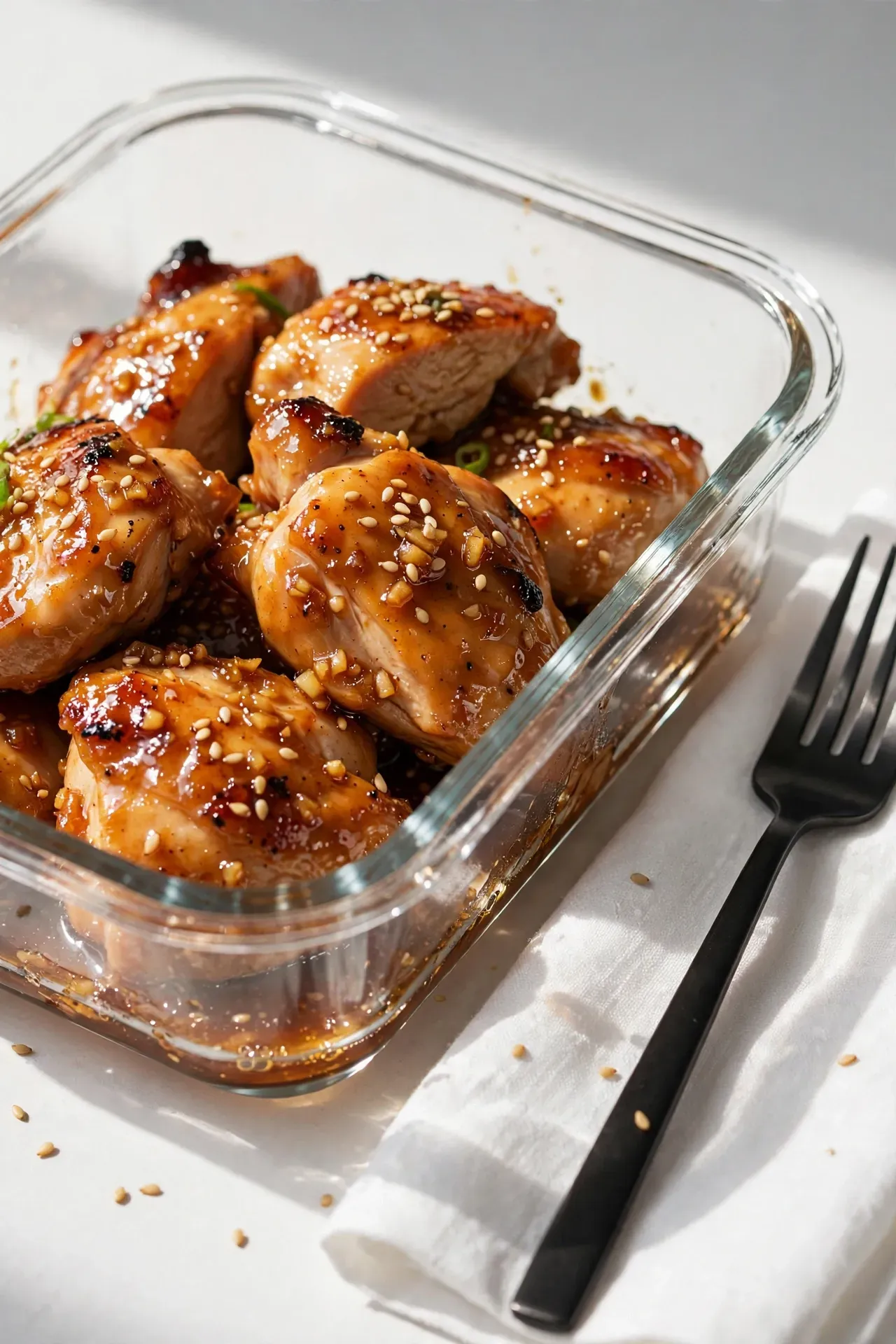 Honey Garlic Glazed Chicken