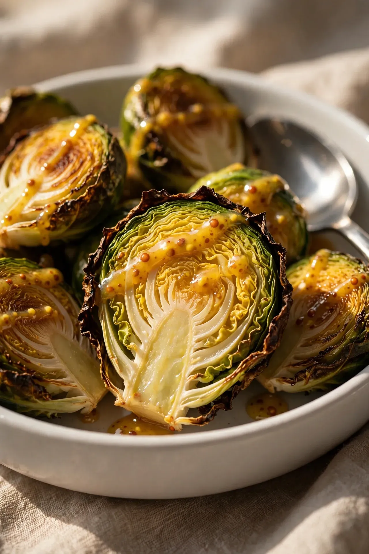Honey Mustard Brussels Sprouts