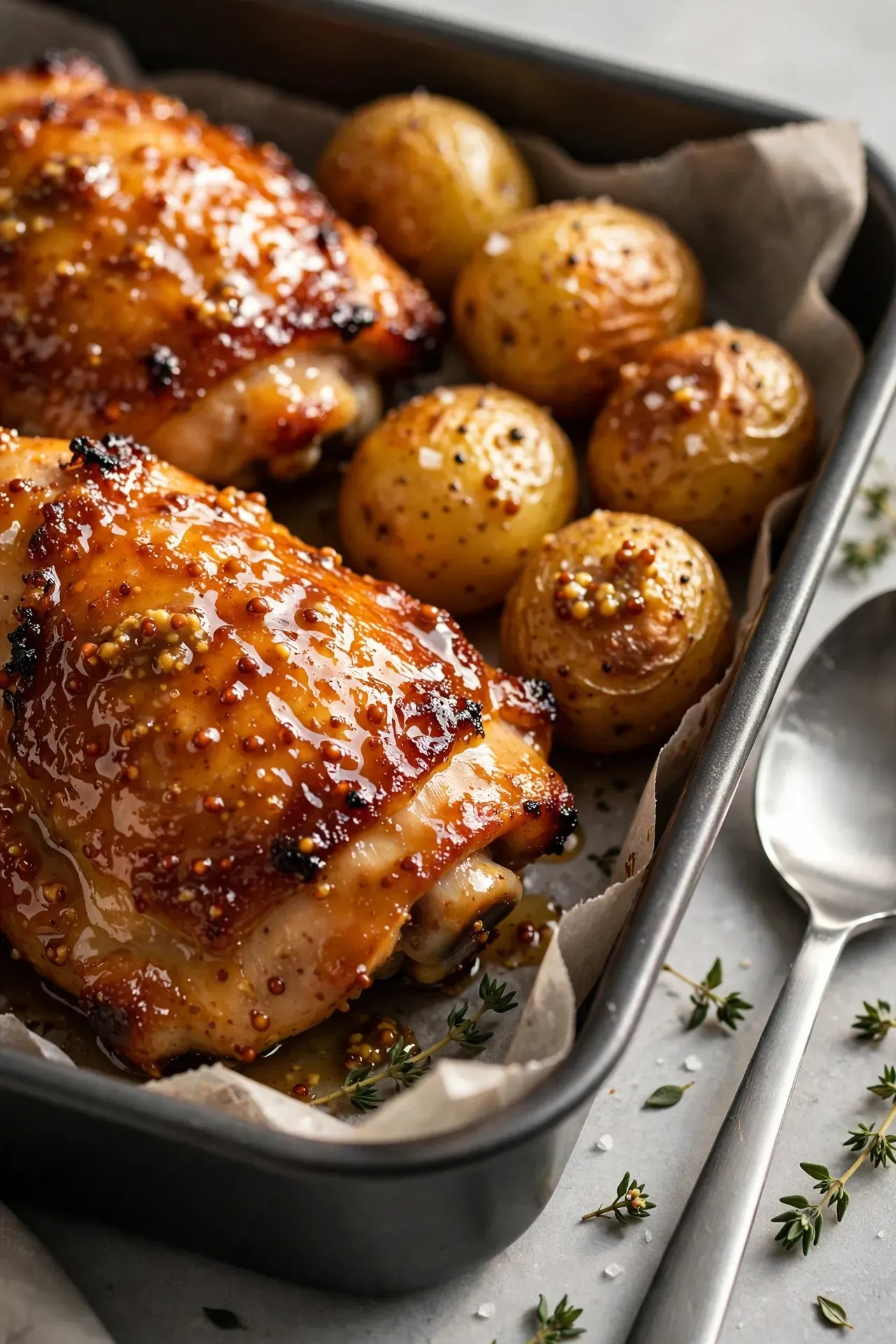 Honey Mustard Chicken and Potatoes
