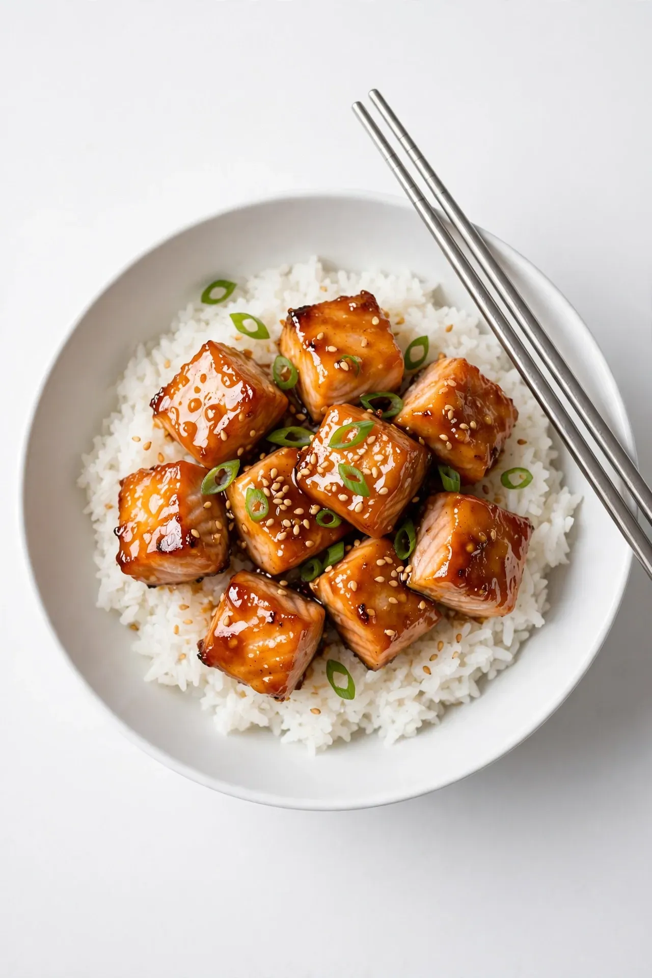 Honey Mustard Salmon Bites