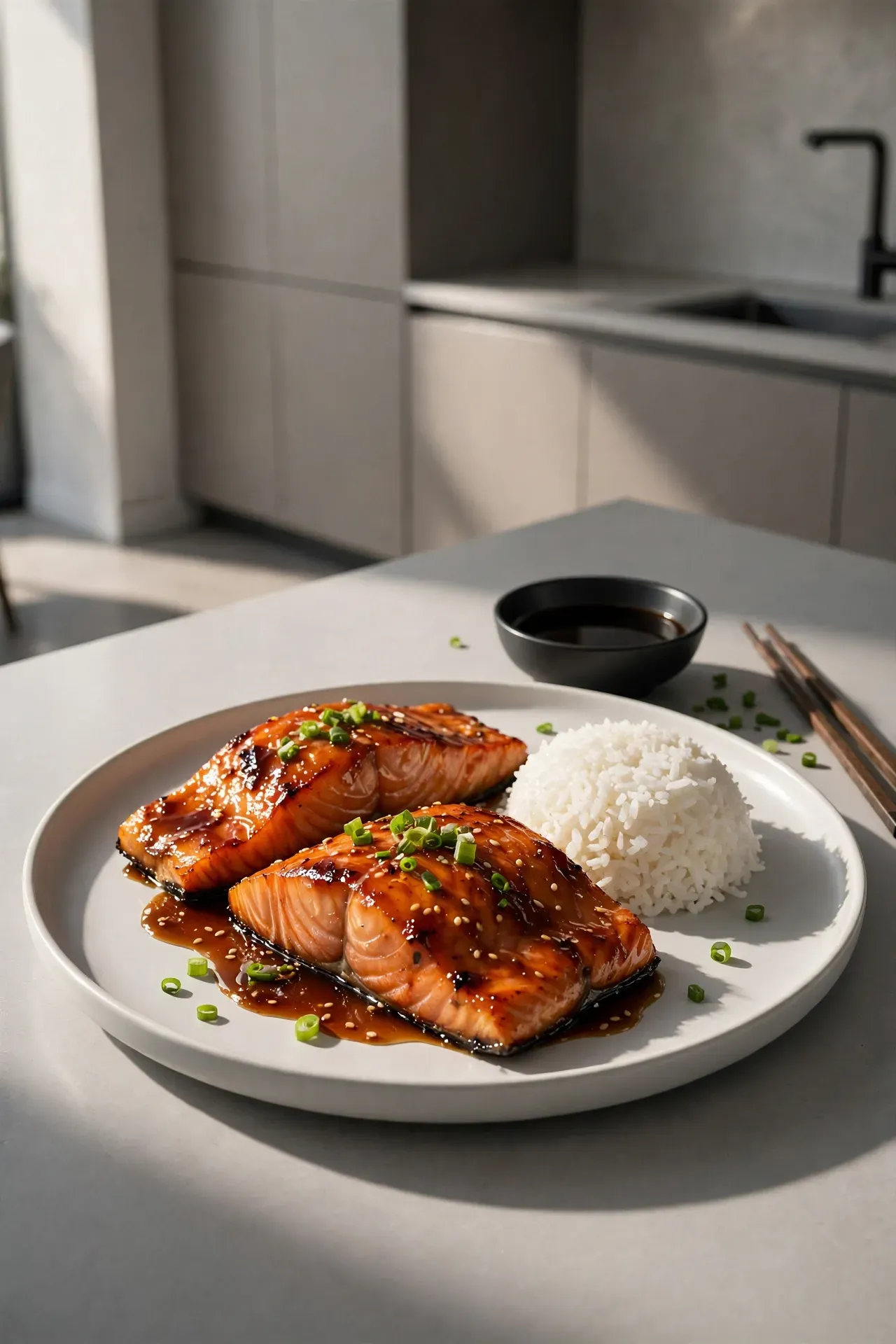Honey Soy Glazed Salmon